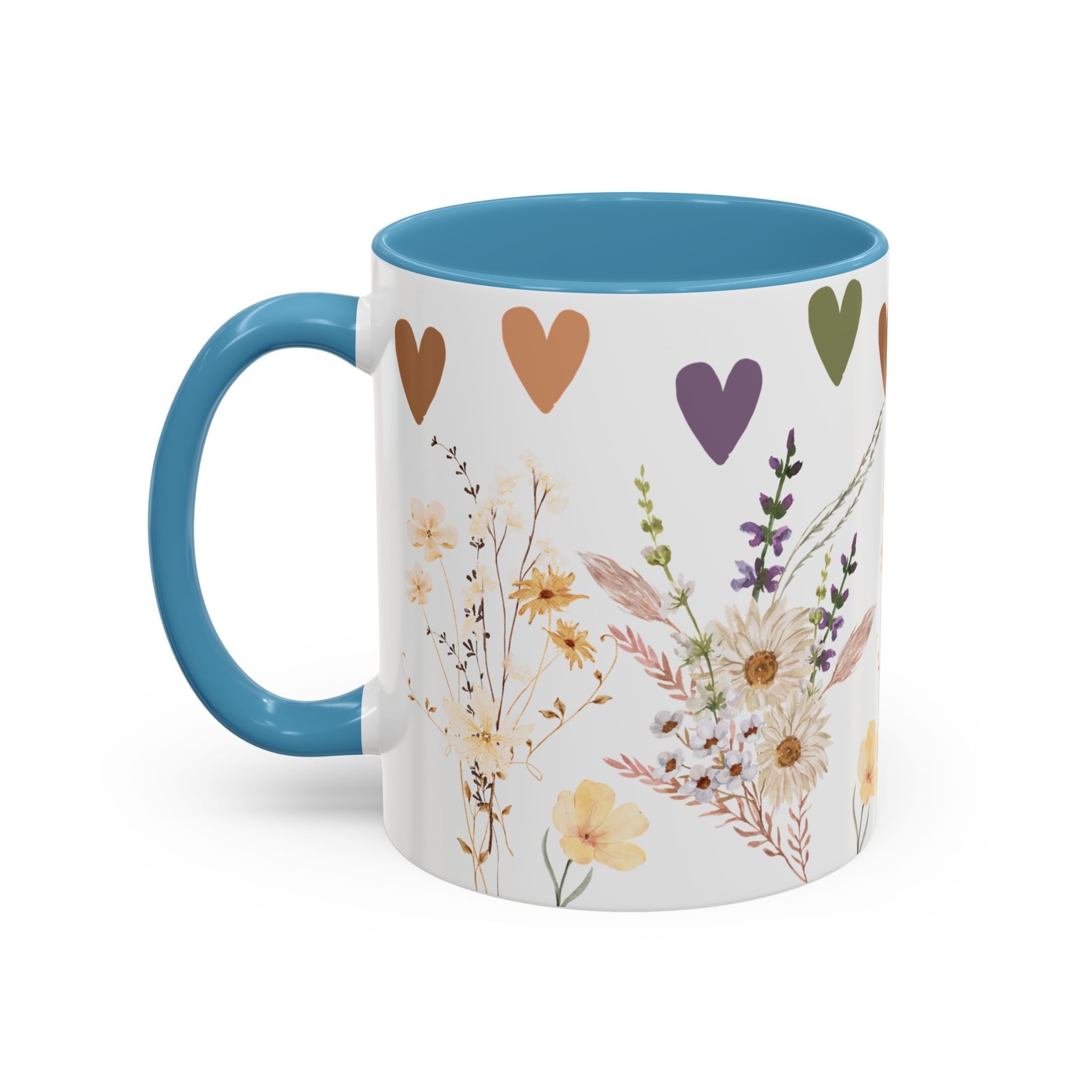 Tasse en céramique Wildflower – Cadeau élégant pour les amateurs de café ou de thé – Parfait pour la fête des mères, les anniversaires et pour ajouter du charme à toute cuisine.