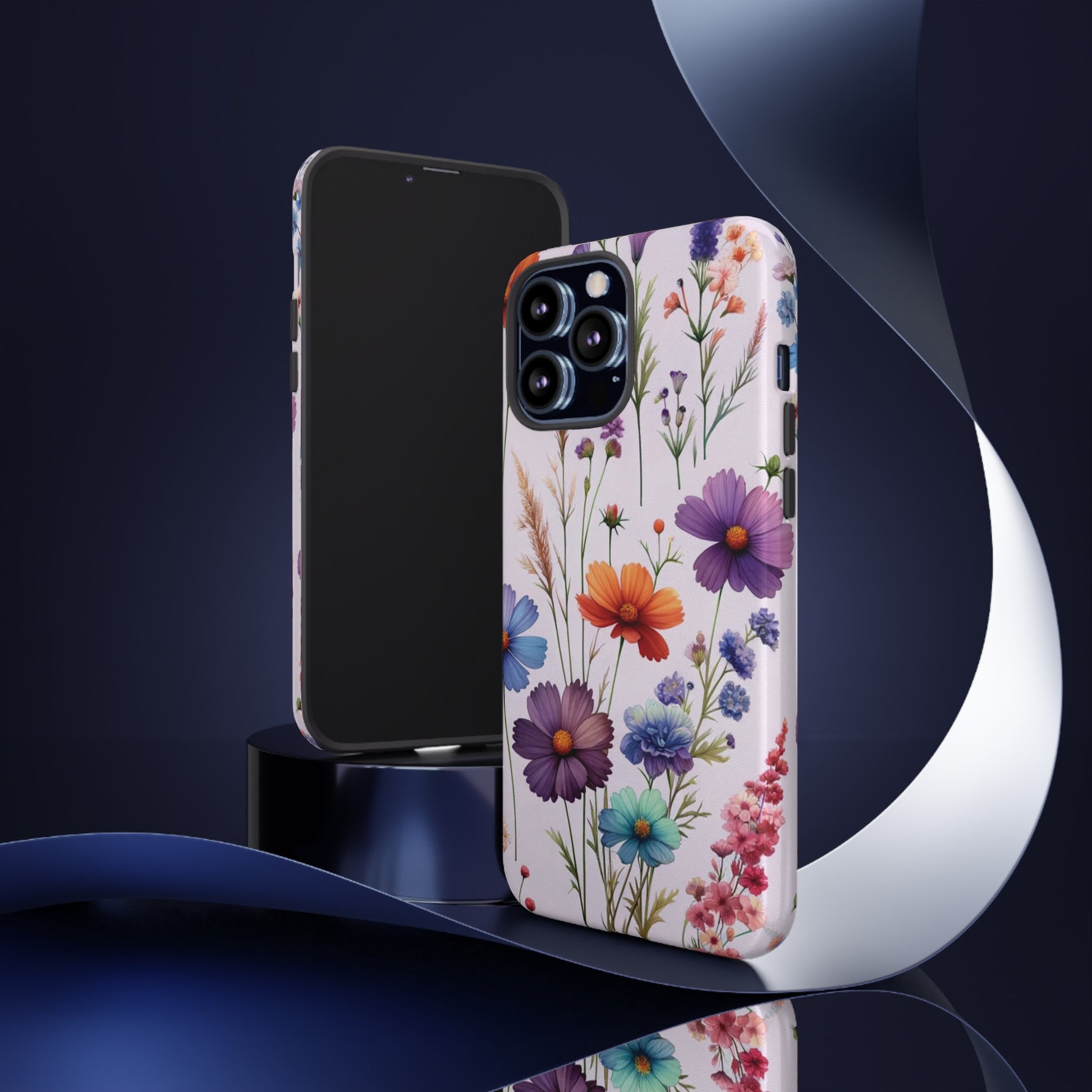Lavender Wildflowers Protective Phone Case Gift for Her Phone 15, Samsung iPhone Samsung Gift for Her Case iPhone 15, Samsung iPhone Samsung Accessory Gift for Her.