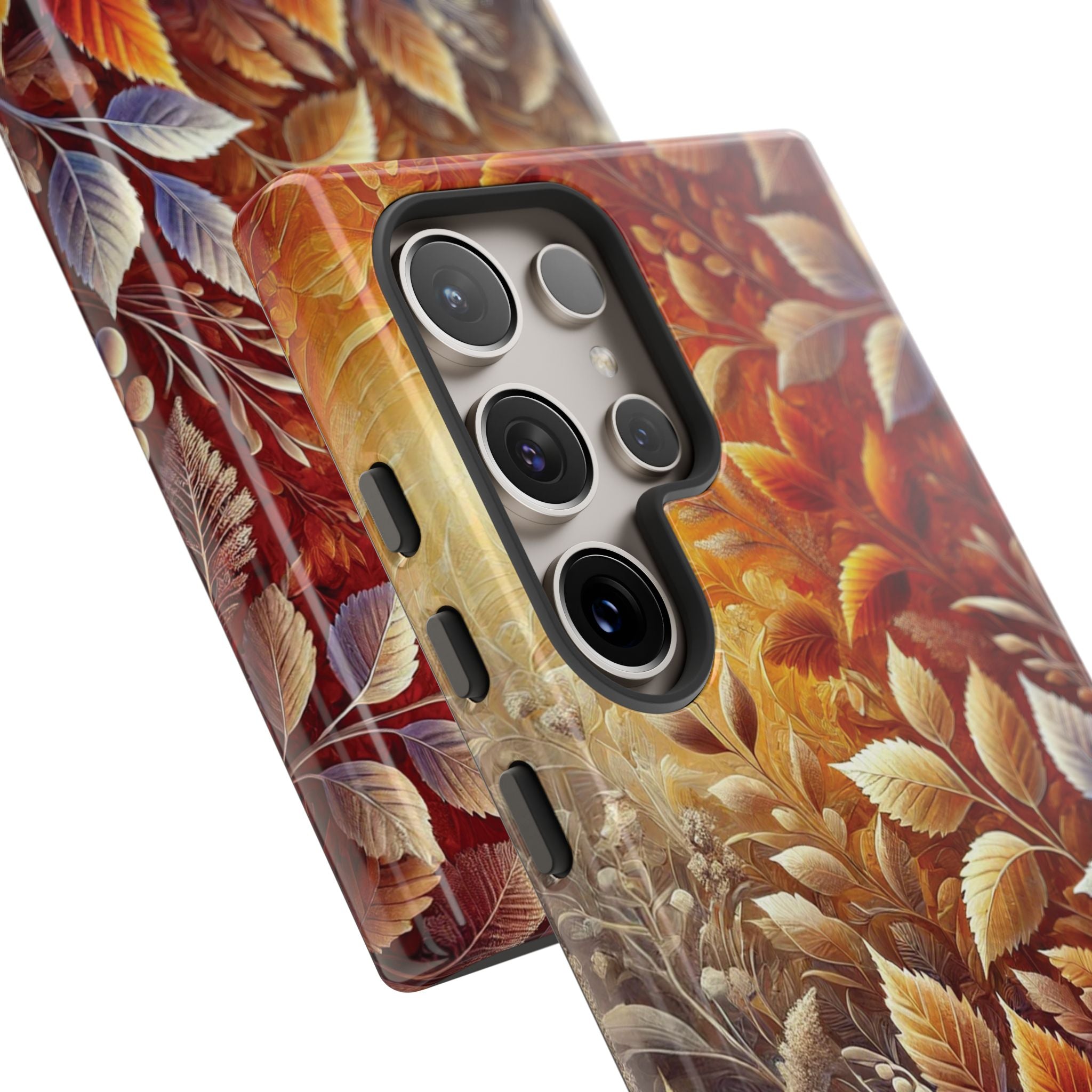 Beautiful Colorful Leaves Phone Case Vibrant Autumn Design for iPhone & Samsung, Durable Protection with Eye Catching Style, Perfect for Nature Lovers & Seasonal Charm Gift for Her