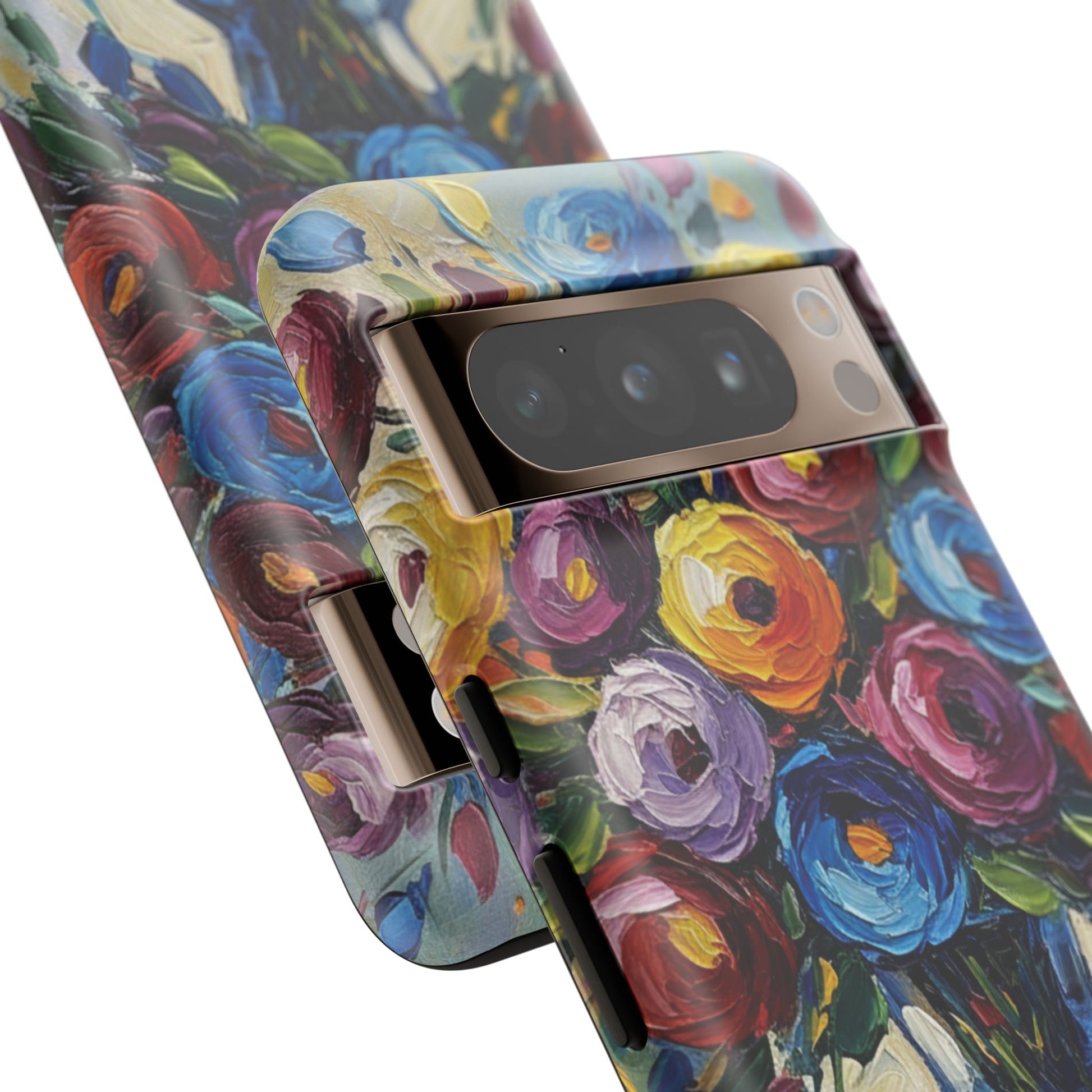 Floral Luxury Oil Painting Illusion Tough Case — Floral Art Phone Case for Art Lovers