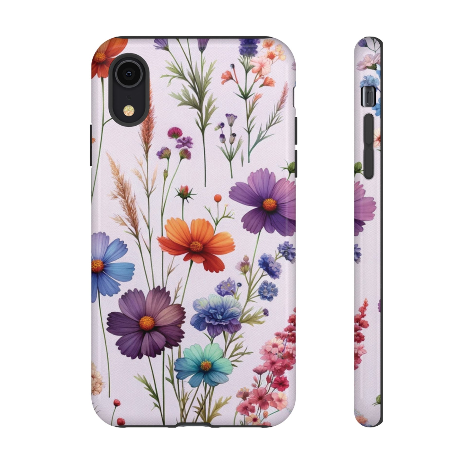 Lavender Wildflowers Protective Phone Case Gift for Her Phone 15, Samsung iPhone Samsung Gift for Her Case iPhone 15, Samsung iPhone Samsung Accessory Gift for Her.