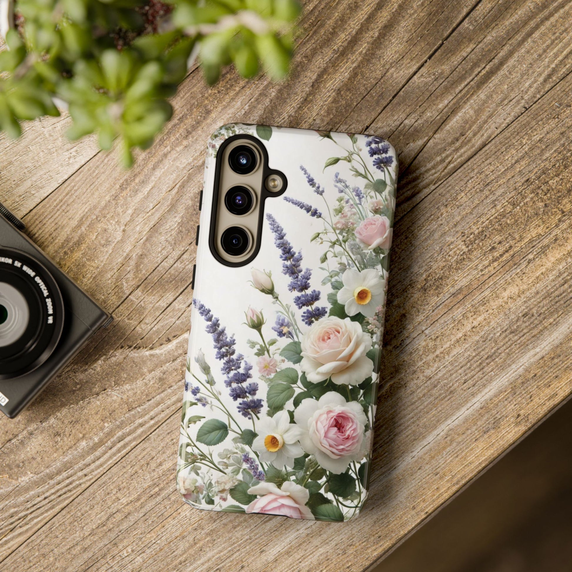 Boho Floral Fall Phone Case for iPhone 17,16  21 23 Samsung, and Pixel | Stylish Protective Cover Gift for Her Perfect for Floral Lover