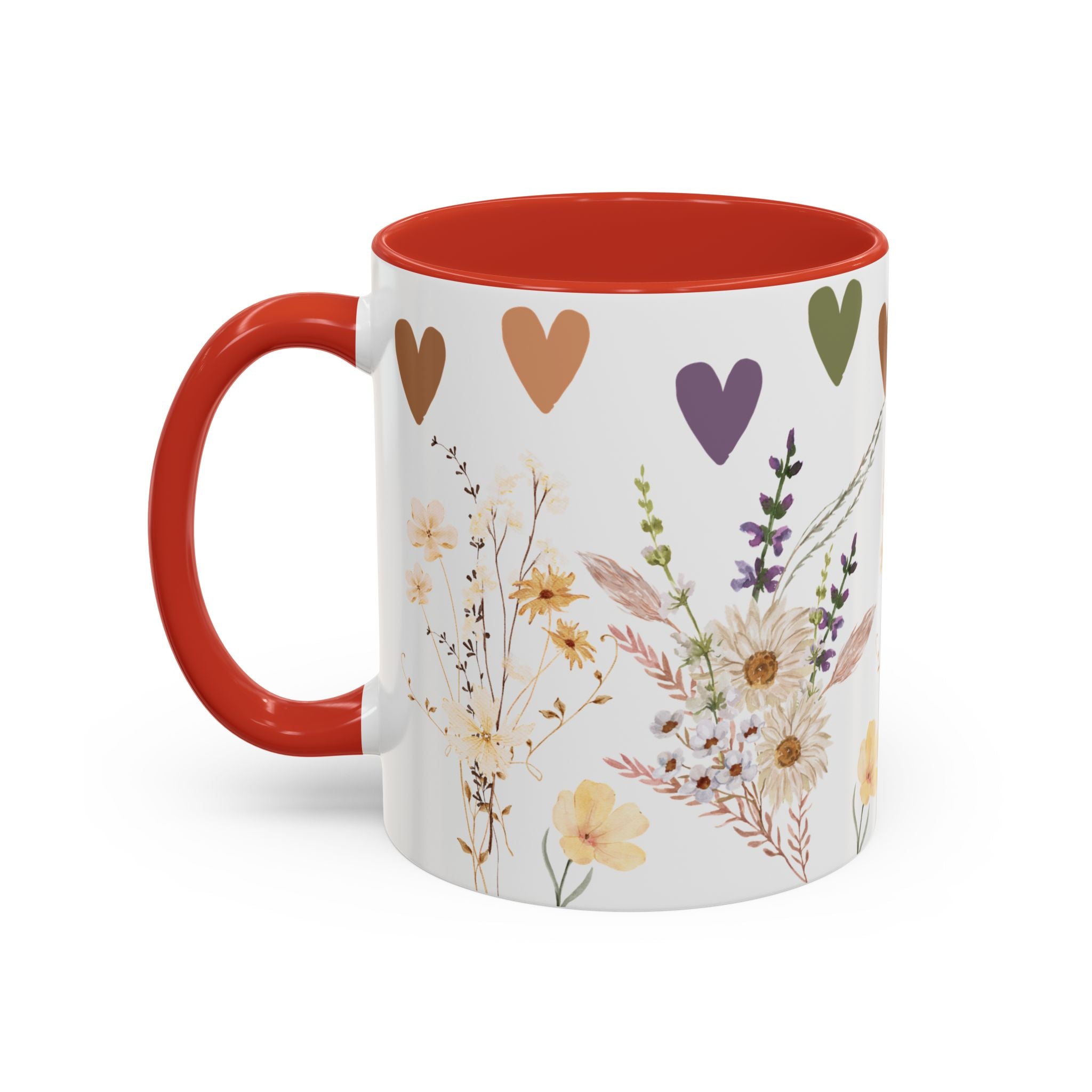 Tasse en céramique Wildflower – Cadeau élégant pour les amateurs de café ou de thé – Parfait pour la fête des mères, les anniversaires et pour ajouter du charme à toute cuisine.