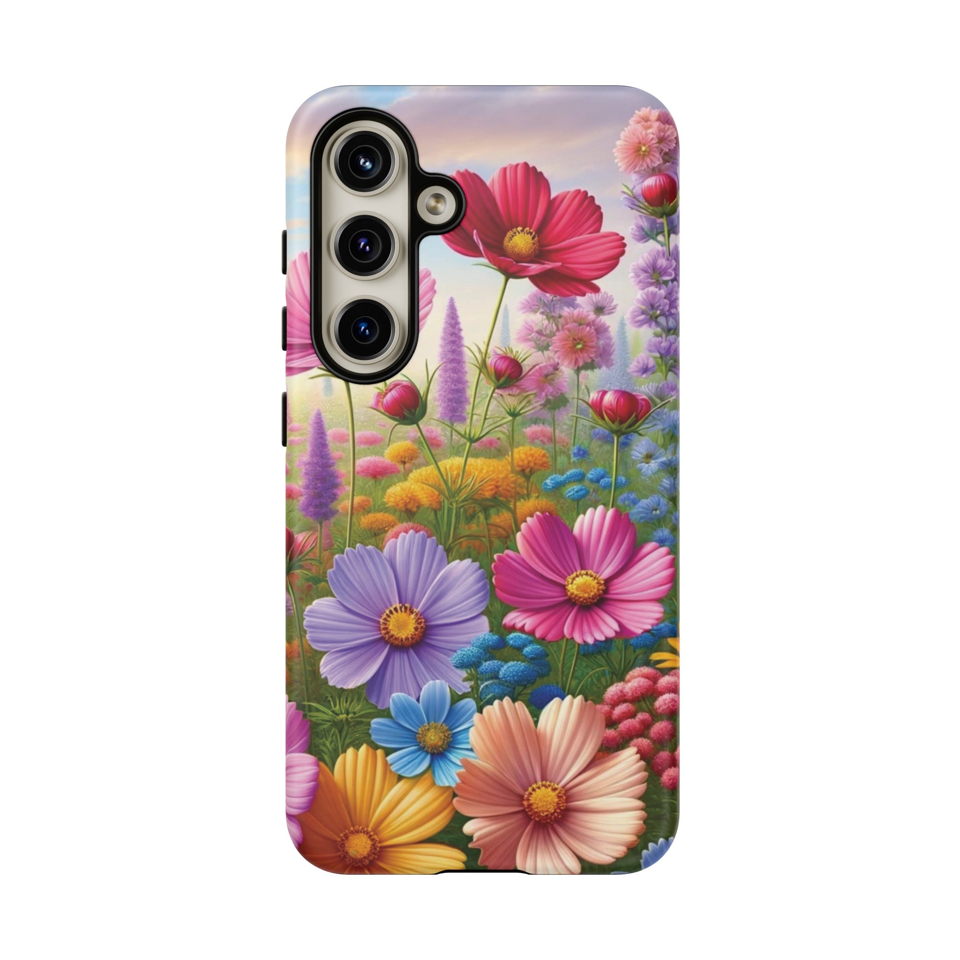 Bright Floral Phone Case Durable for iPhone Samsung Gift iPhone 15, 14, 13 Samsung Pixel Gift for Mom Accessory Gift for Her