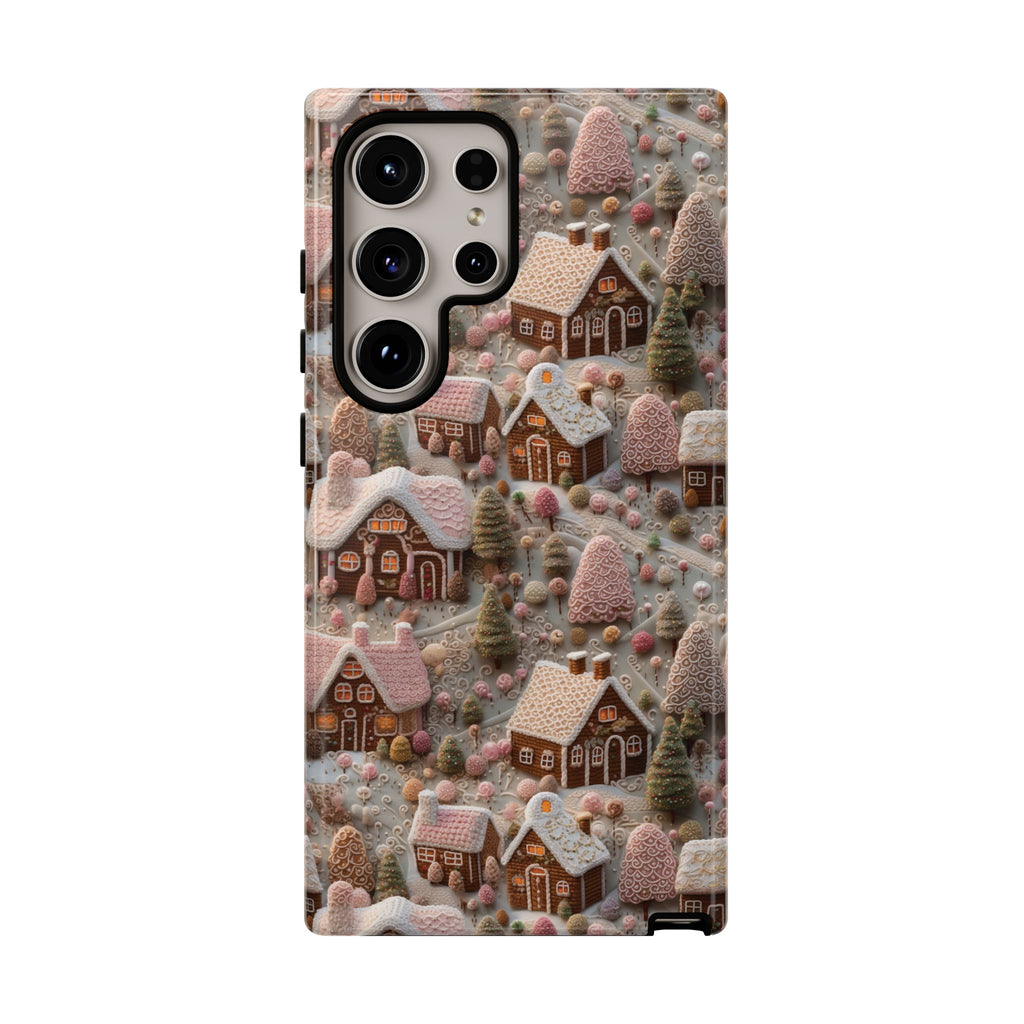 Gingerbread House 3D Phone Case Durable for iPhone Samsung Gift iPhone 15, 14, 13 Samsung Pixel Gift for Mom Accessory Gift for Her