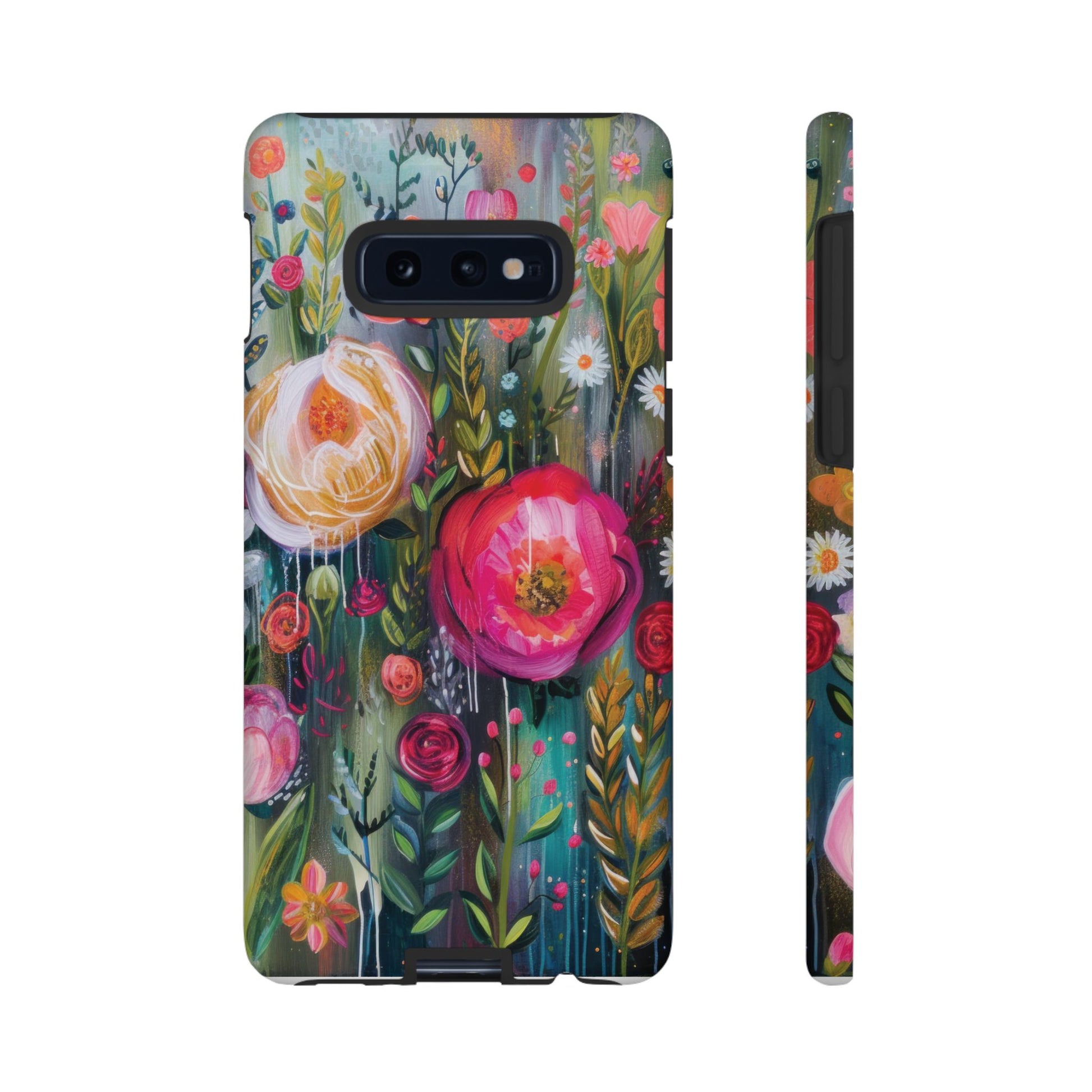 Watercolor Boho Floral Phone Case for iPhone 16 15 14 13 12  21 23 Samsung, and Pixel | Stylish Protective Cover Gift for Her Perfect for Floral Lover - MRSBYVALLE
