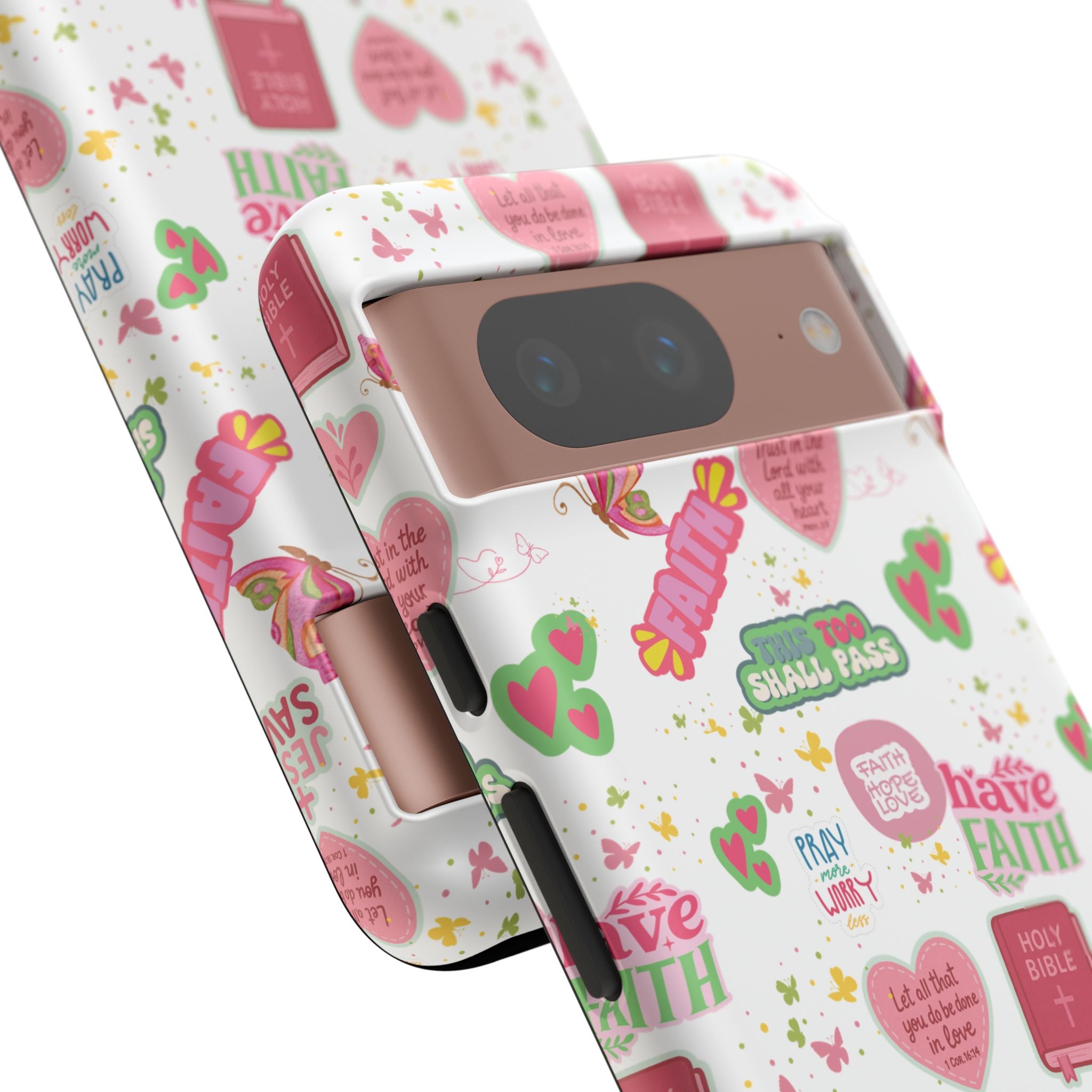 Carry Your Faith Everywhere | Christian Tough Phone Case with Bible Verse or Affirmation | Protective, Inspirational Gift for Christians