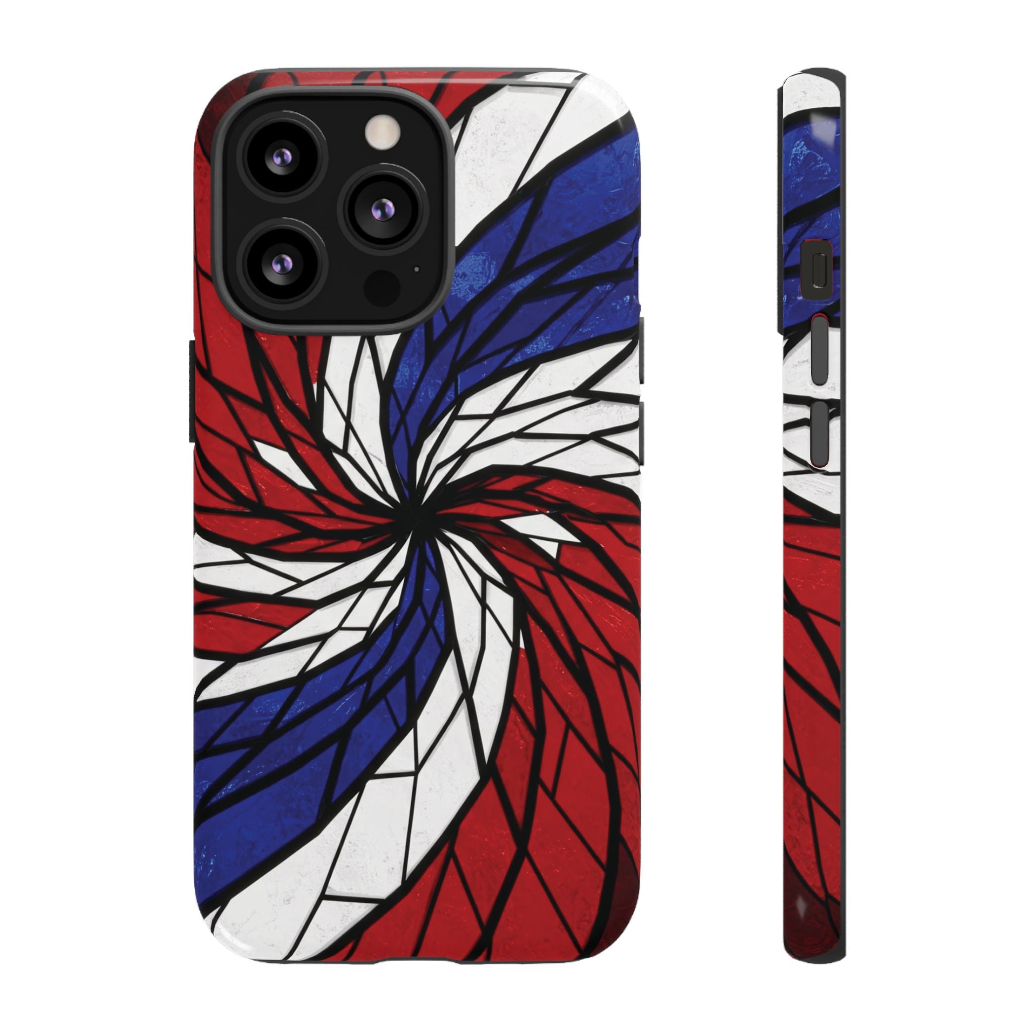 Patriotic Red White & Blue Phone Case – USA Flag Design, Independence Day Gift, Protective Cover for iPhone, Samsung, Pixel