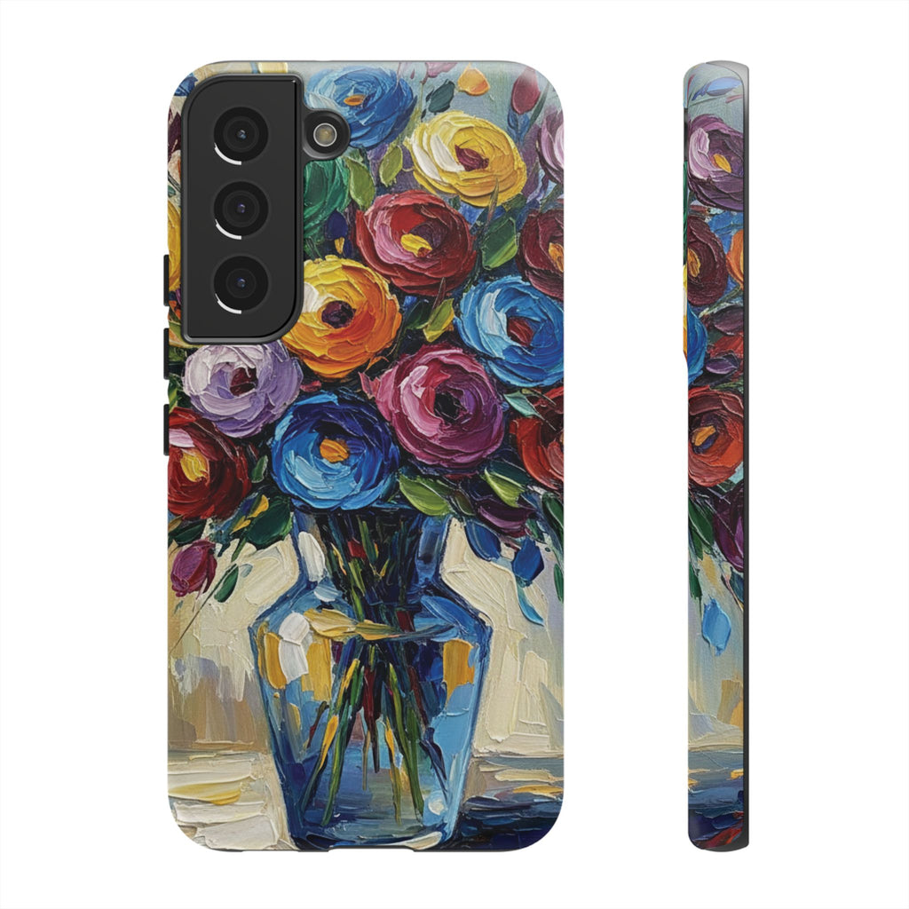 Floral Luxury Oil Painting Illusion Tough Case — Floral Art Phone Case for Art Lovers