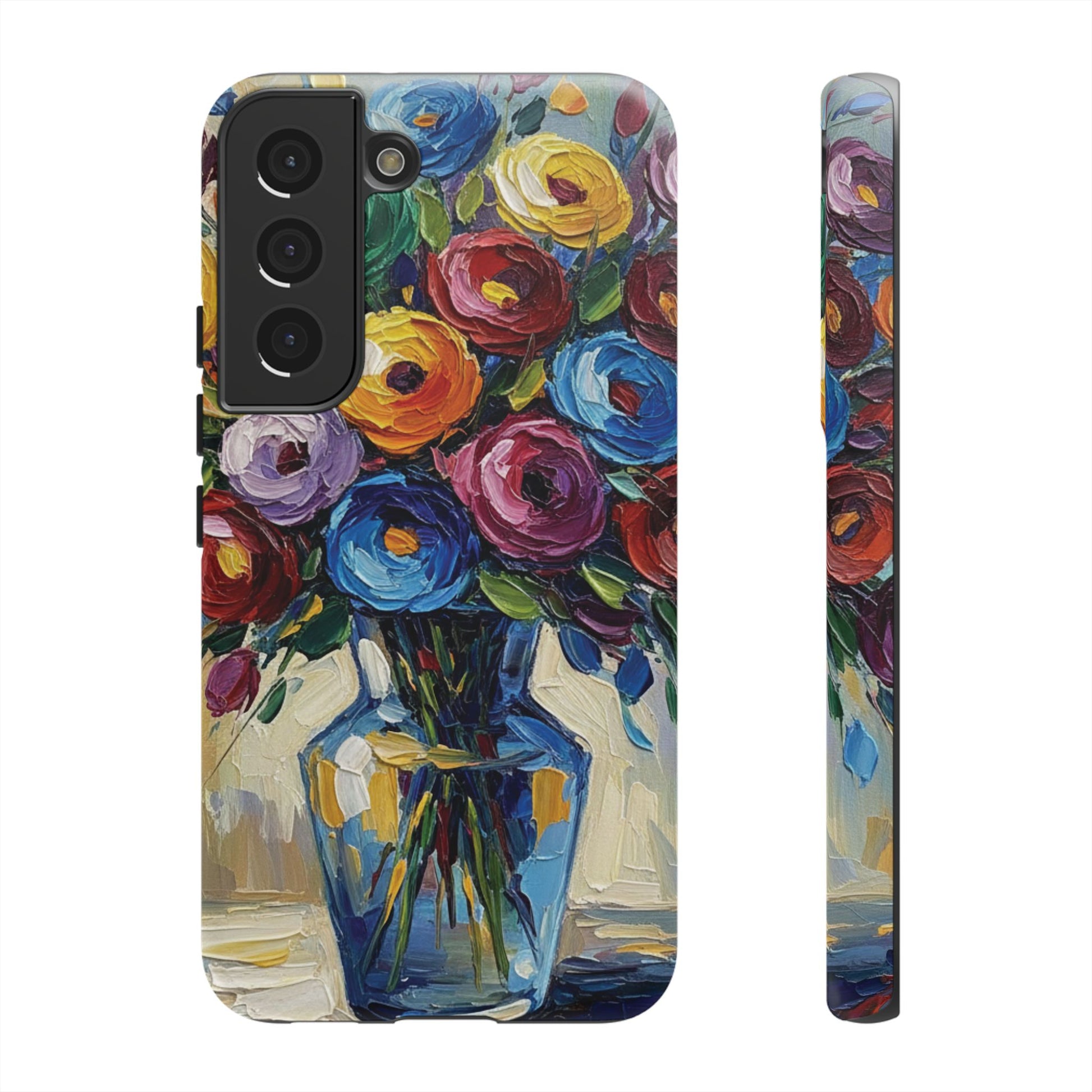 Floral Luxury Oil Painting Illusion Tough Case — Floral Art Phone Case for Art Lovers