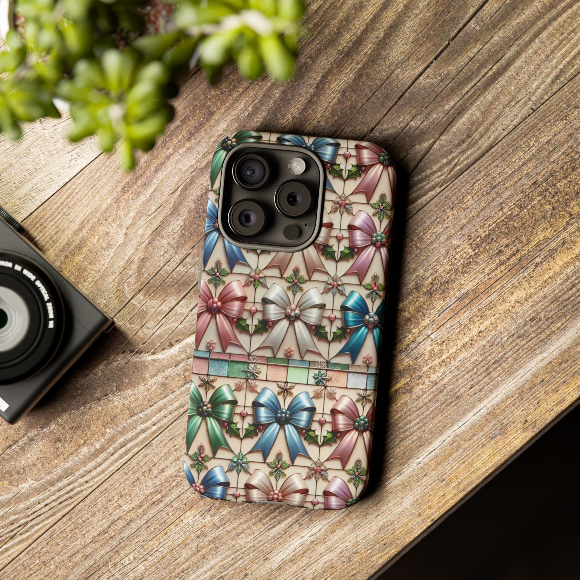 Coquette Bows Pastel Phone Case for iPhone 17 ,  15 14 13 12  21 23 Samsung, and Pixel | Stylish Protective Cover Gift for Her Perfect for Floral Lover