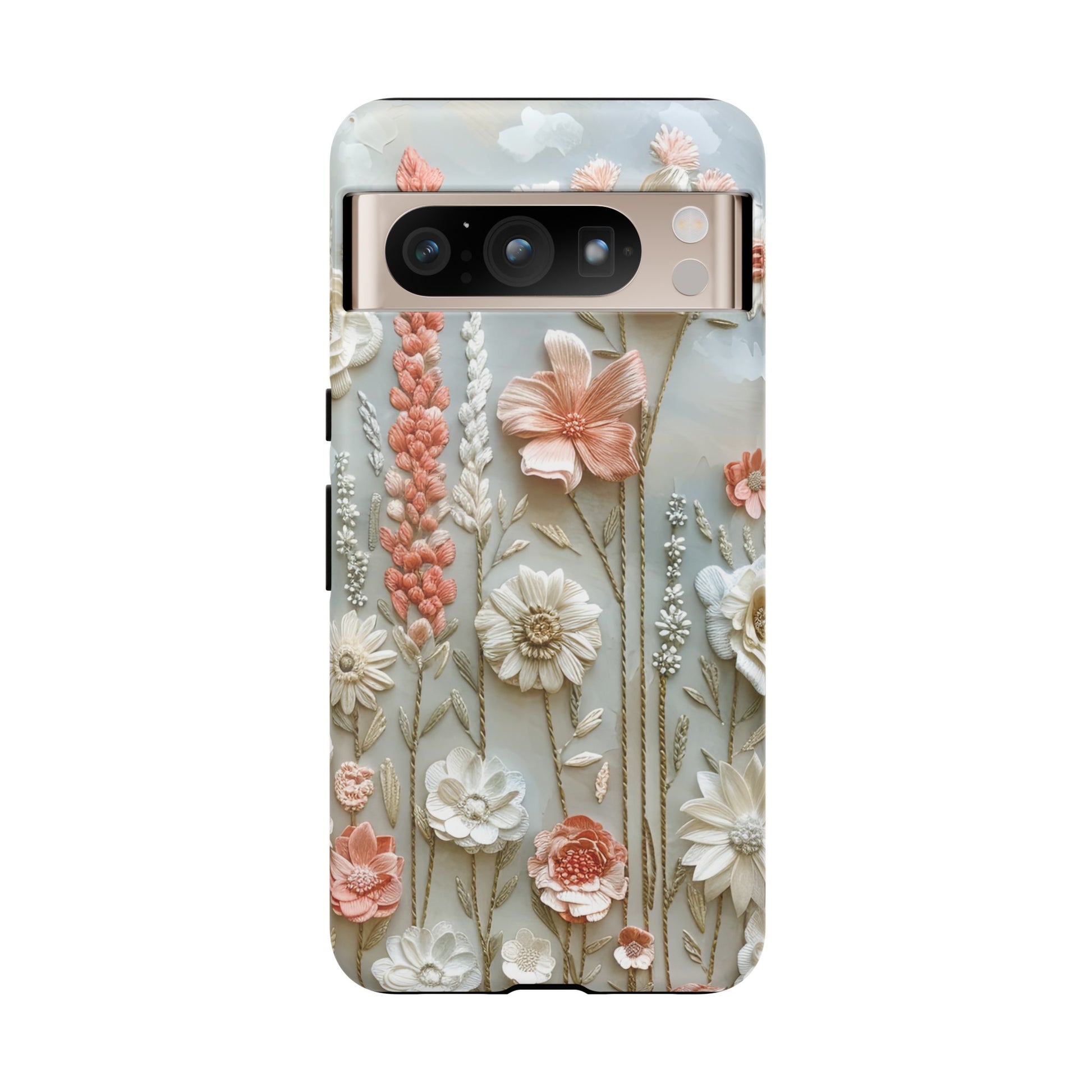 Pastel Wildflowers Protective Phone Case Gift for Her Phone 15, Samsung iPhone Samsung Gift for Her Case iPhone 15, Samsung iPhone Samsung Accessory Gift for Her