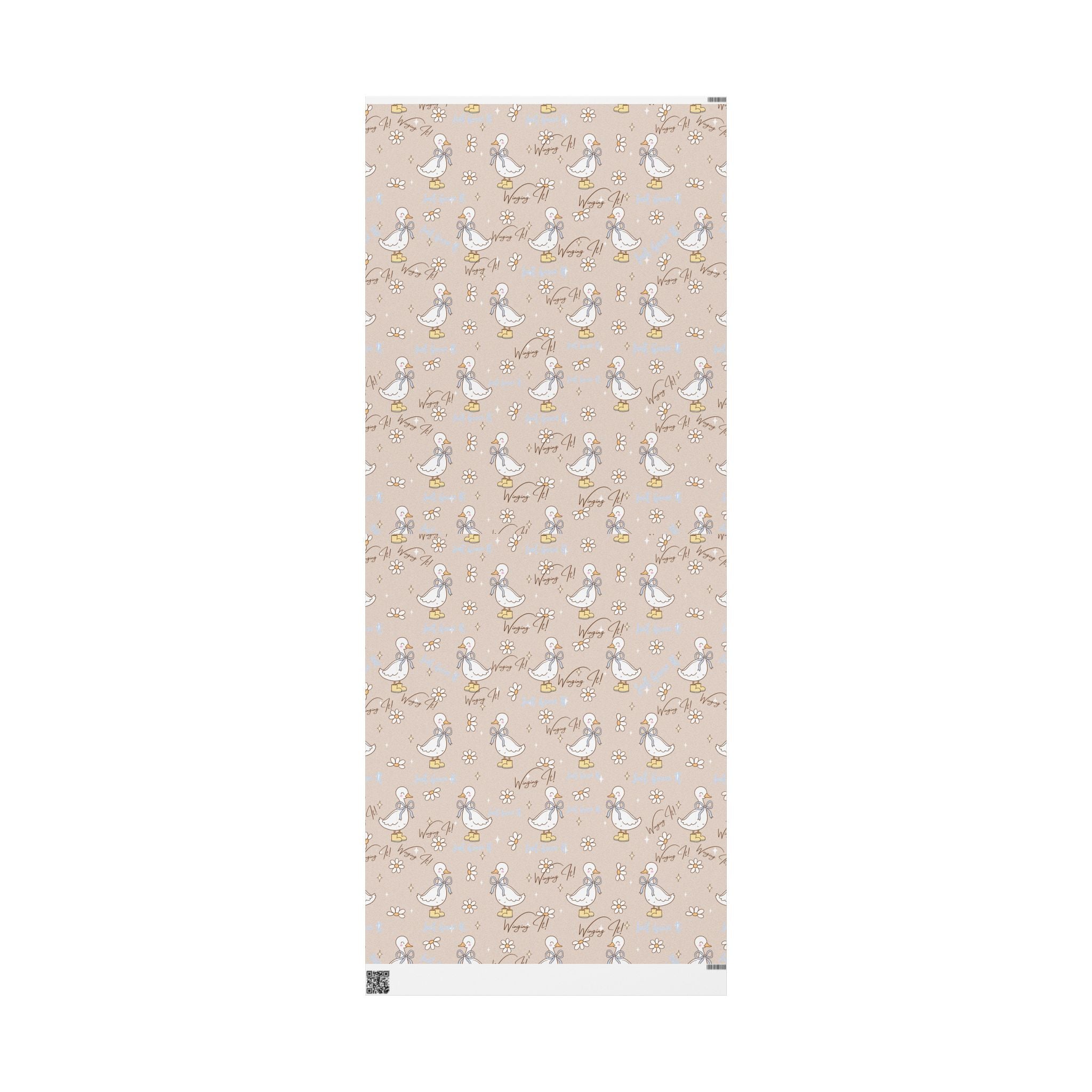 Papiers Cadeaux, Papier Cadeau Motif Oie Rigolote, Jolies Feuilles d'Emballage, Emballage Cadeau Amusant, Papier Cadeau Original, Emballage Cadeau Fantaisiste