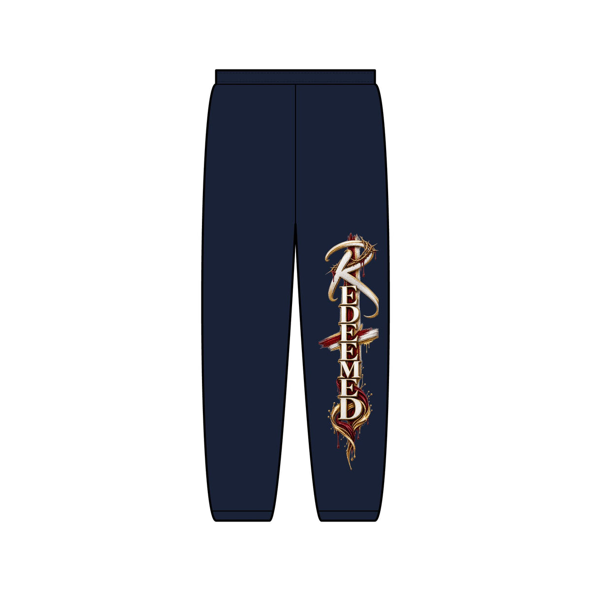 Redeemed Sweatpants Faith-Inspired Graphic Joggers