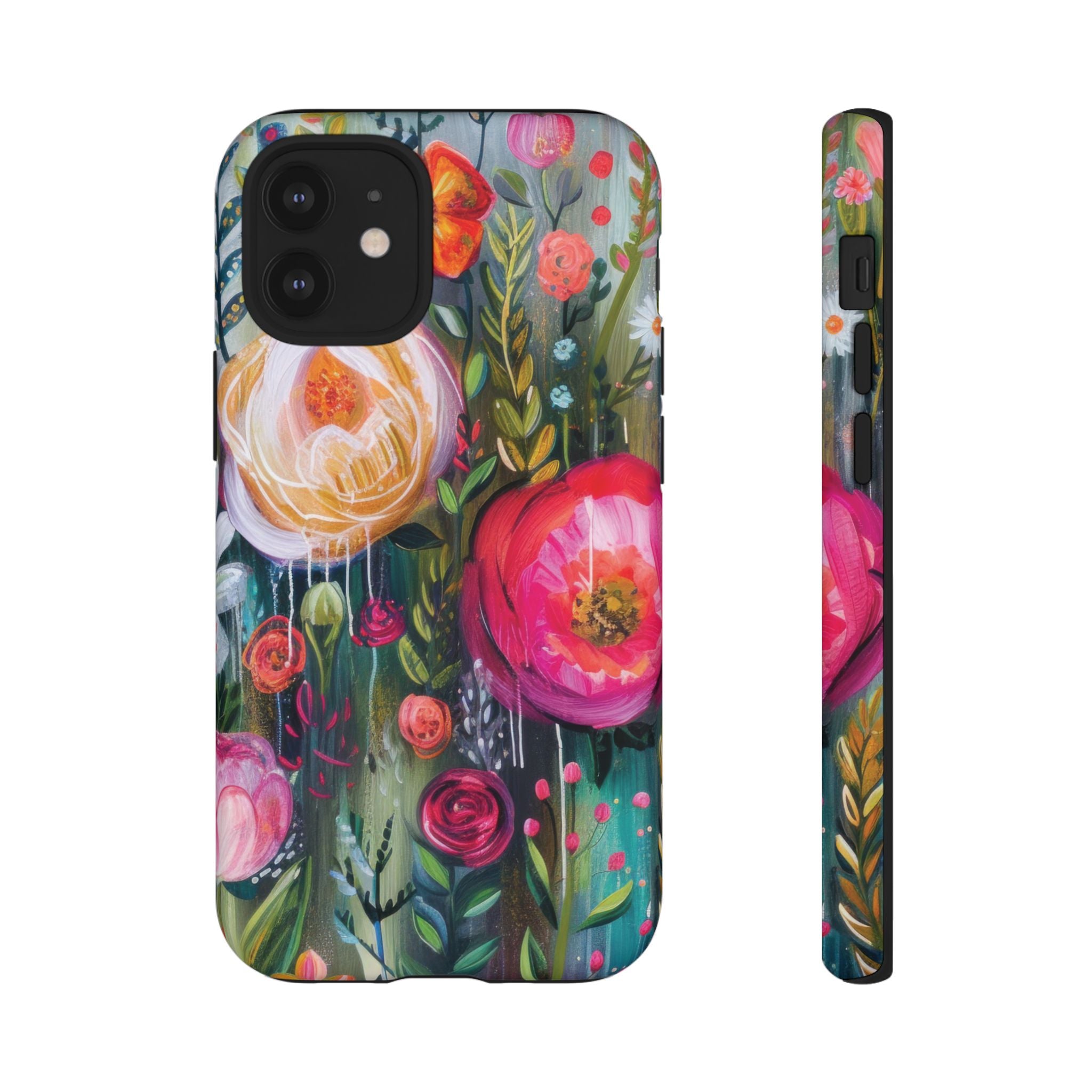 Watercolor Boho Floral Phone Case for iPhone 17 case Samsung, and Pixel | Stylish Protective Cover Gift for Her Perfect for Floral Lover