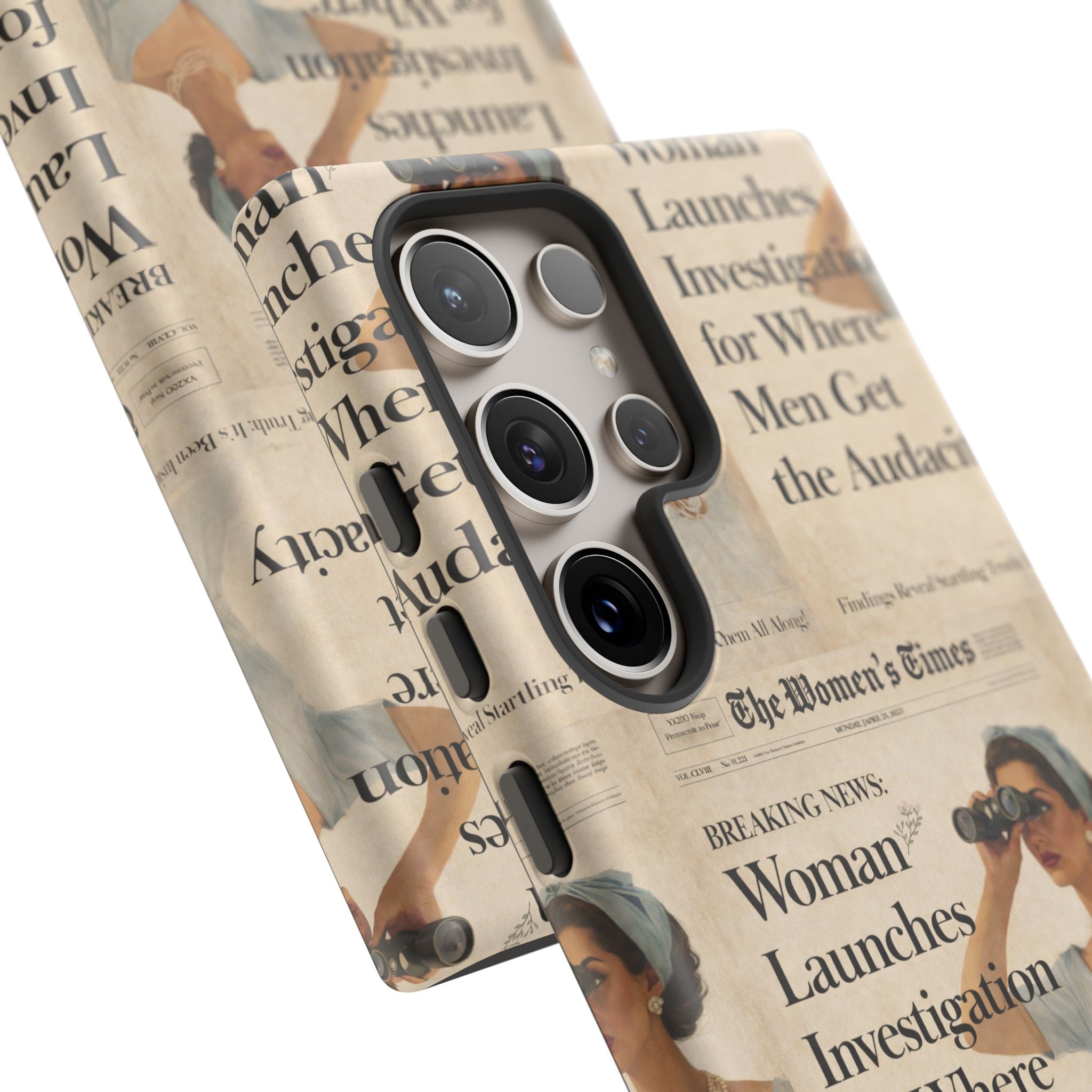 Funny Vintage Sarcastic Women Phone Case | Retro Sarcasm Text Design