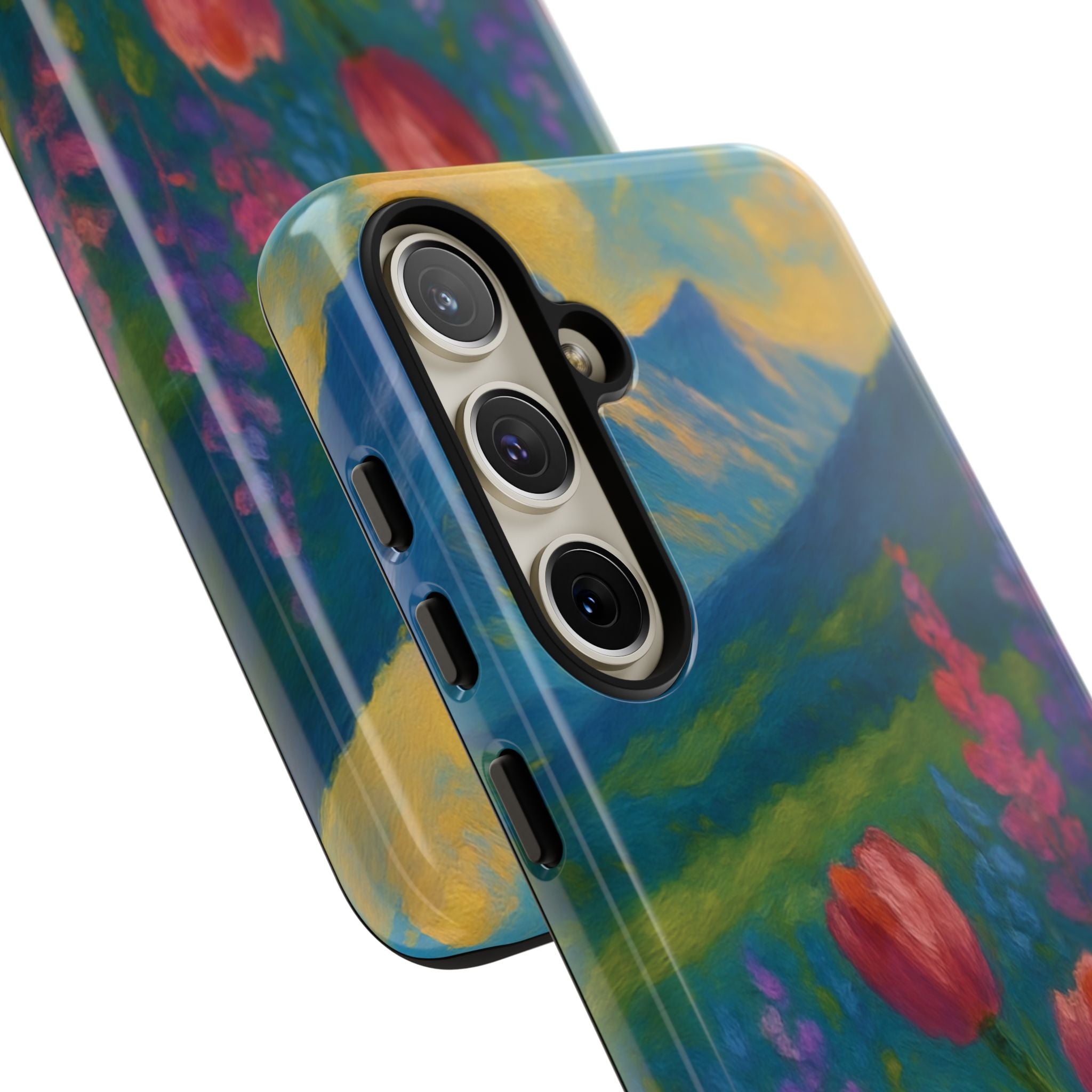 Mountains Wildflowers Phone Case | Vibrant Botanical Floral Design | Nature-Inspired Protective Cover for iPhone & Samsung | Trendy Aesthetic Gift Idea