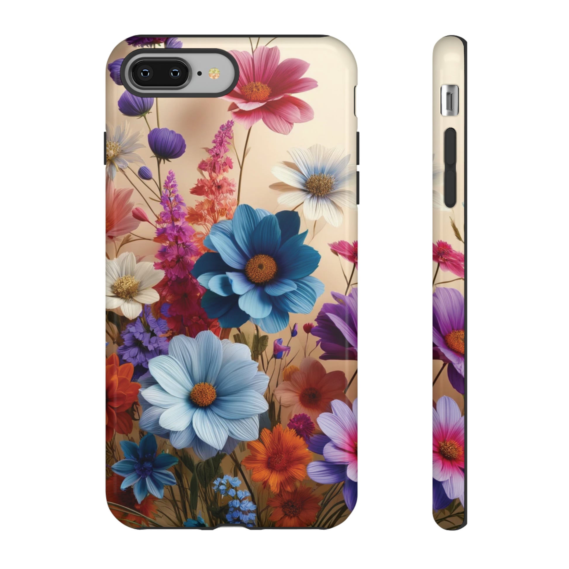 Best Phone Case Floral 3D Illusion Luxury Tough Case Floral Elegant Durable Stylish for Modern Devices iPhone 15, Samsung iPhone Samsung Accessory Gift for Her.