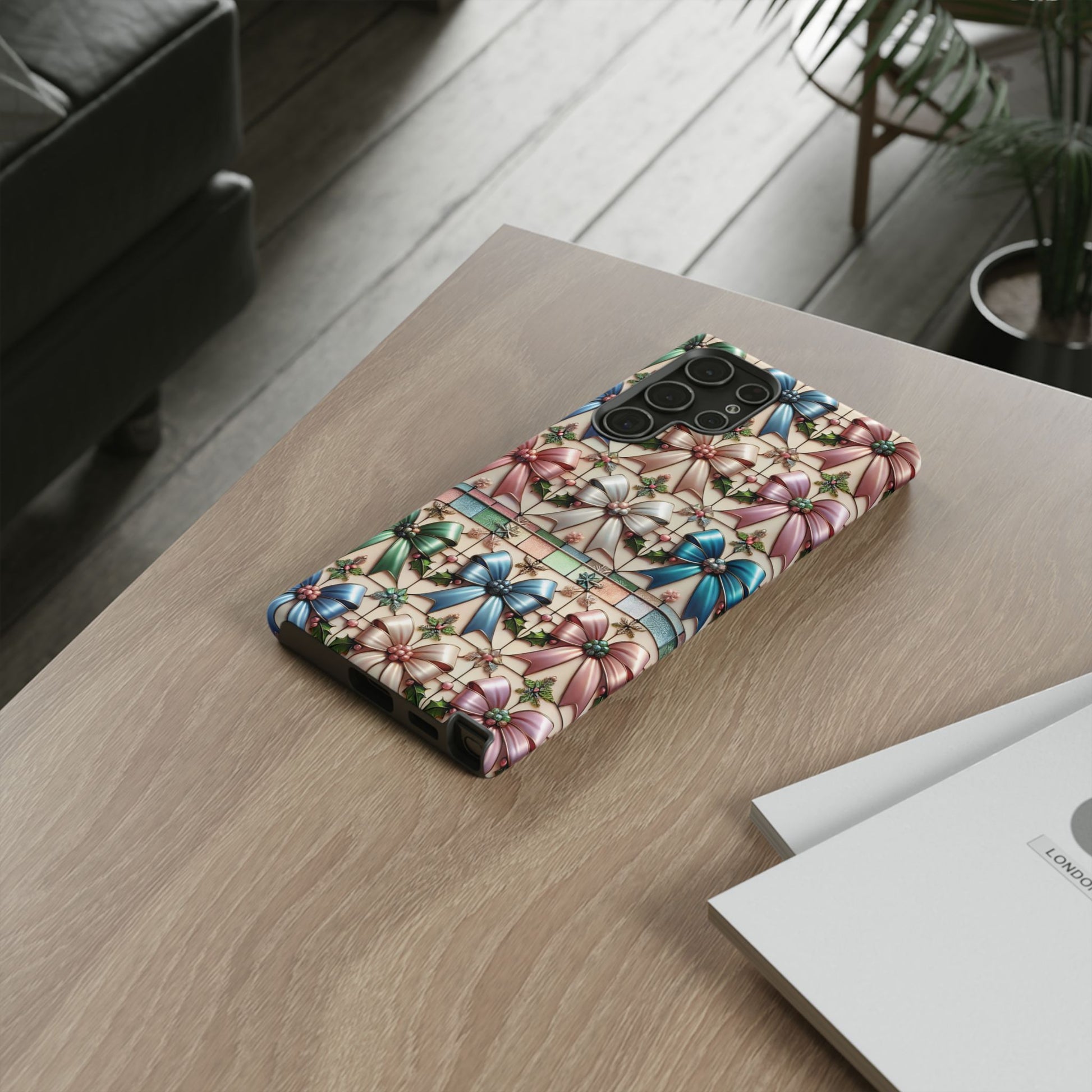Coquette Bows Pastel Phone Case for iPhone 17 ,  15 14 13 12  21 23 Samsung, and Pixel | Stylish Protective Cover Gift for Her Perfect for Floral Lover