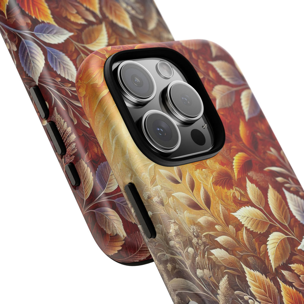 Beautiful Colorful Leaves Phone Case Vibrant Autumn Design for iPhone & Samsung, Durable Protection with Eye Catching Style, Perfect for Nature Lovers & Seasonal Charm Gift for Her