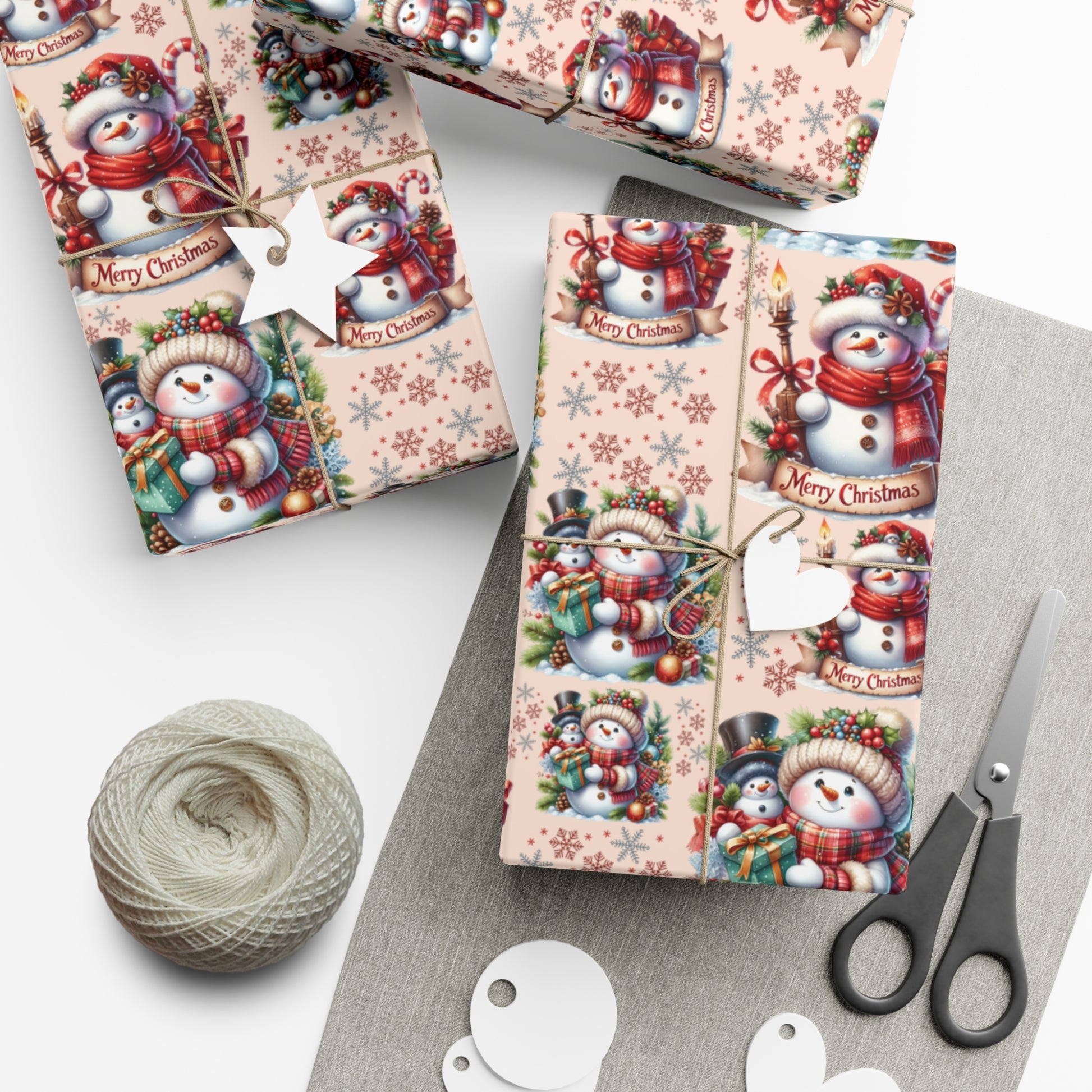 Christmas Wrapping Paper Whimsical Winter Wonderland with Festive Gifts Perfect for a Magical Holiday Season in Matte/Satin, All Occasion - MRSBYVALLE