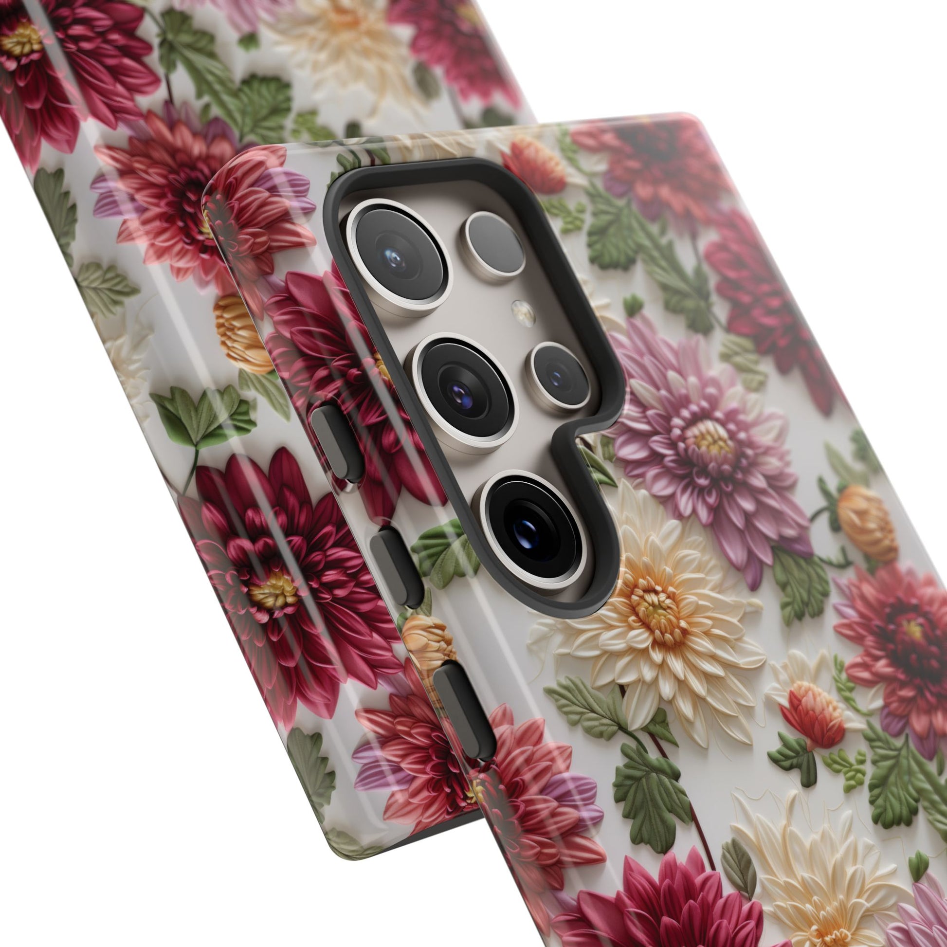 Floral Fall Phone Case for iPhone 16 pro15 14 13 12  21 23 Samsung, and Pixel | Stylish Protective Cover Gift for Her Perfect for Floral Lover