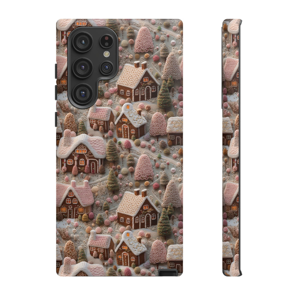 Gingerbread House 3D Phone Case Durable for iPhone Samsung Gift iPhone 15, 14, 13 Samsung Pixel Gift for Mom Accessory Gift for Her