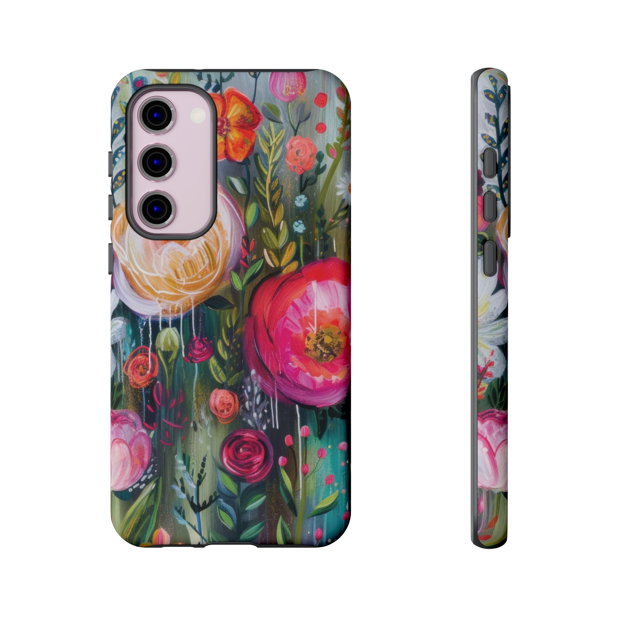 Watercolor Boho Floral Phone Case for iPhone 17 case Samsung, and Pixel | Stylish Protective Cover Gift for Her Perfect for Floral Lover