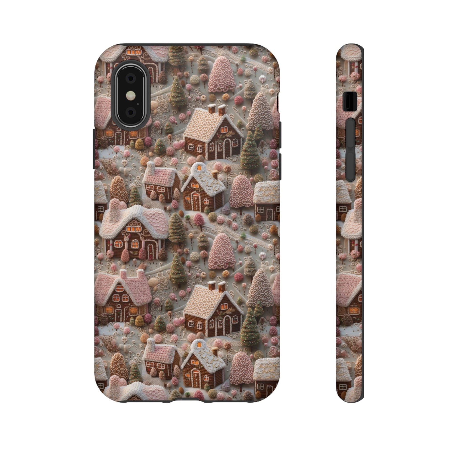 Gingerbread House 3D Phone Case Durable for iPhone Samsung Gift iPhone 15, 14, 13 Samsung Pixel Gift for Mom Accessory Gift for Her