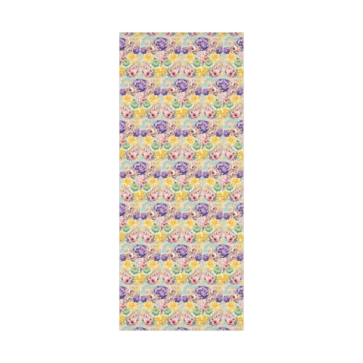 Pastel Floral Wrapping Paper | Vibrant Seasonal Blooms | Perfect for Birthdays, Special Occasions | Premium Quality Gifts Moms Weddings