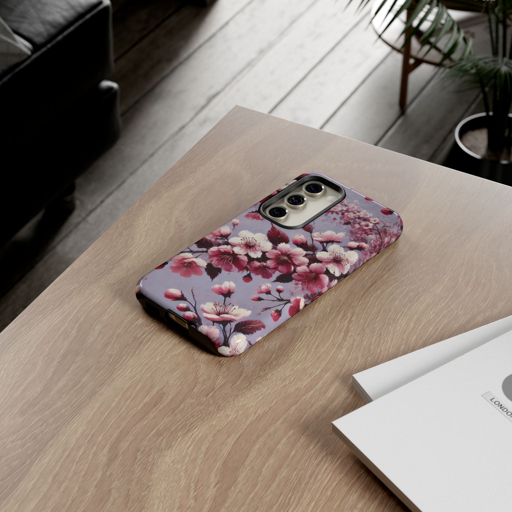 Lavender Floral Phone Case | Fall-Inspired Protective Cover for iPhone, Samsung & Pixel – Perfect Gift for Her