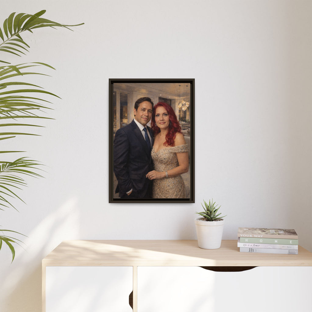 Custom Oil Painting Illusion Canvas – Luxury Portrait Art