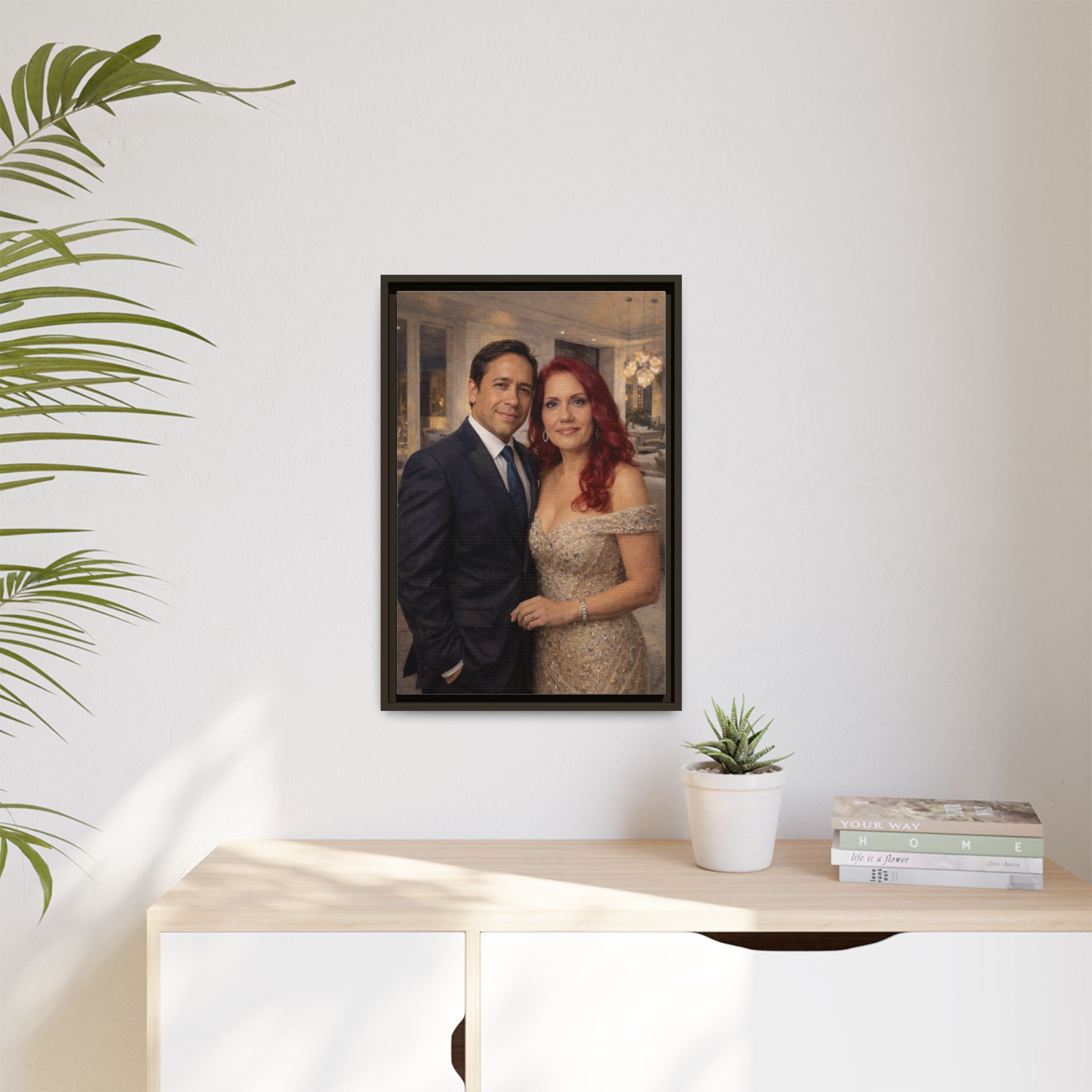 Custom Oil Painting Illusion Canvas – Luxury Portrait Art