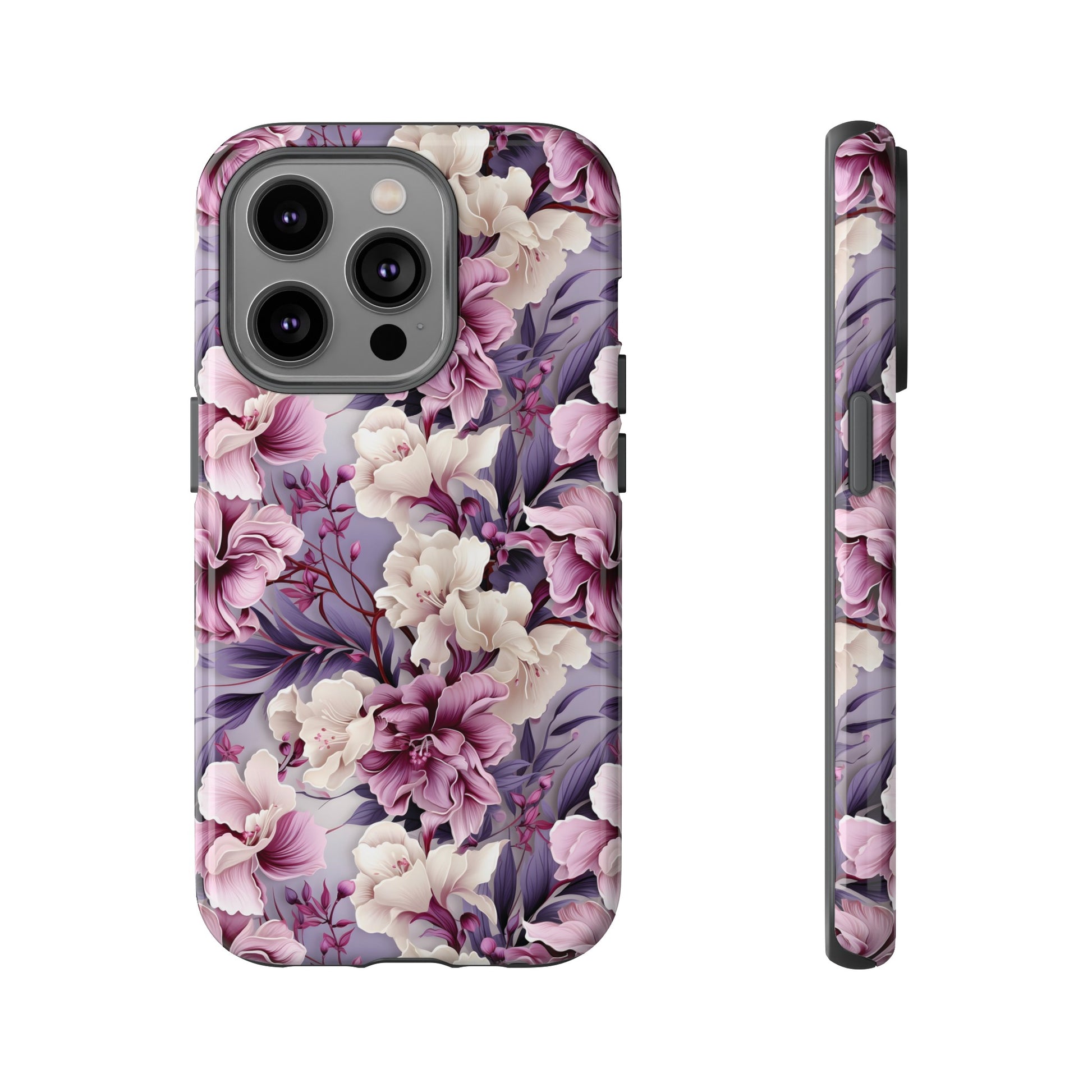 Lavender Flowers Protective Phone Case Gift for Her Phone 15, Samsung iPhone Samsung Gift for Her Case iPhone 15, Samsung