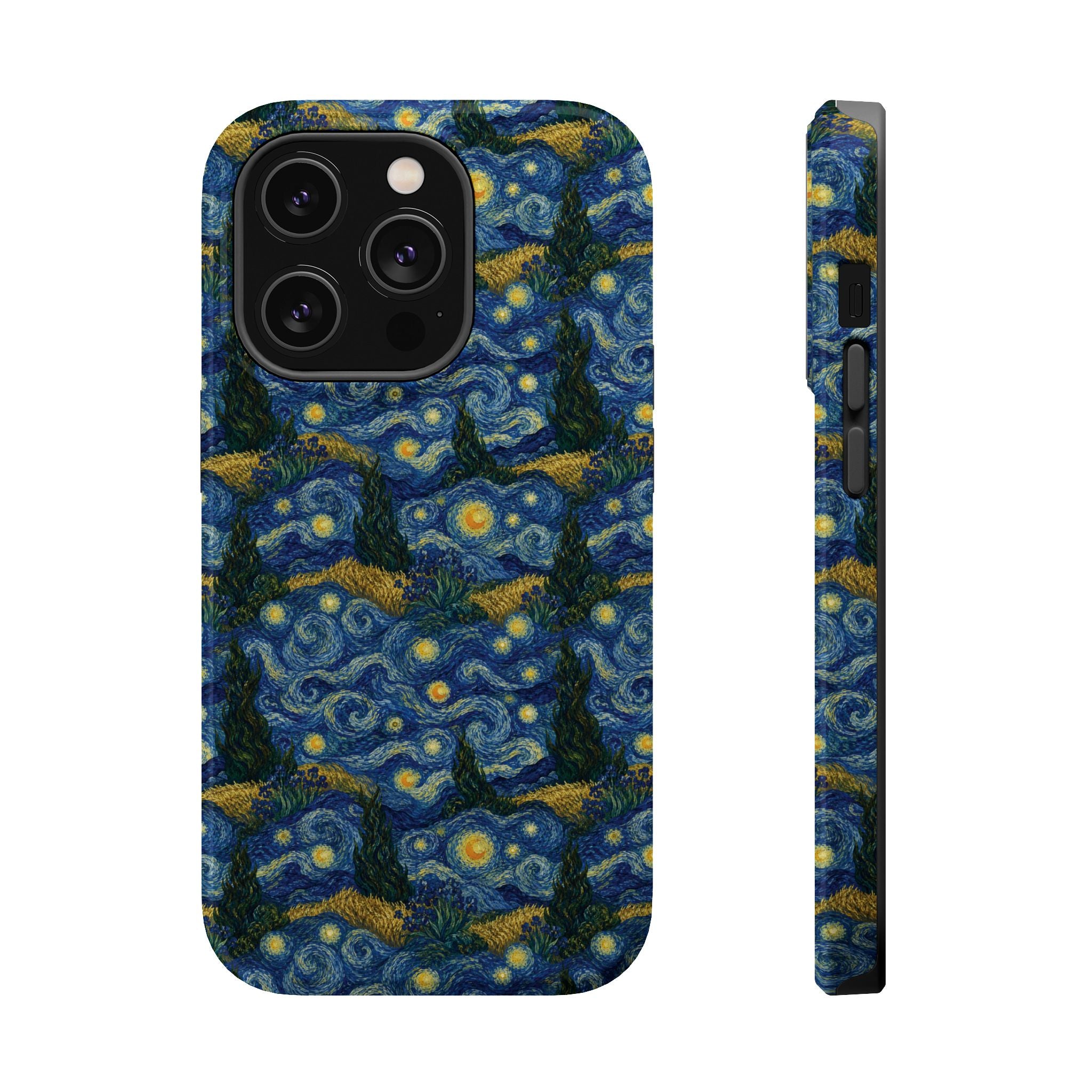 Coque de téléphone magnétique Van Gogh Illusion — Design élégant, résistant aux chocs, pour les amateurs d'art