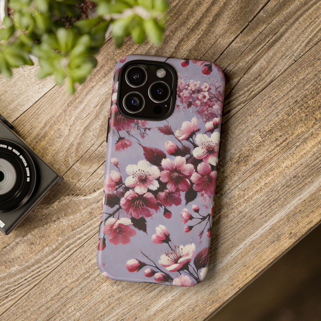 Lavender Floral Phone Case | Fall-Inspired Protective Cover for iPhone, Samsung & Pixel – Perfect Gift for Her