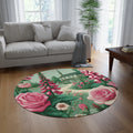 Shabby Chic Blossoms Bold Pink Roses and Country Cottage Garden Vintage Style Bedrooms, Hallways, and Home Offices Featuring Luxurious Design interior Livingroom - MRSBYVALLE