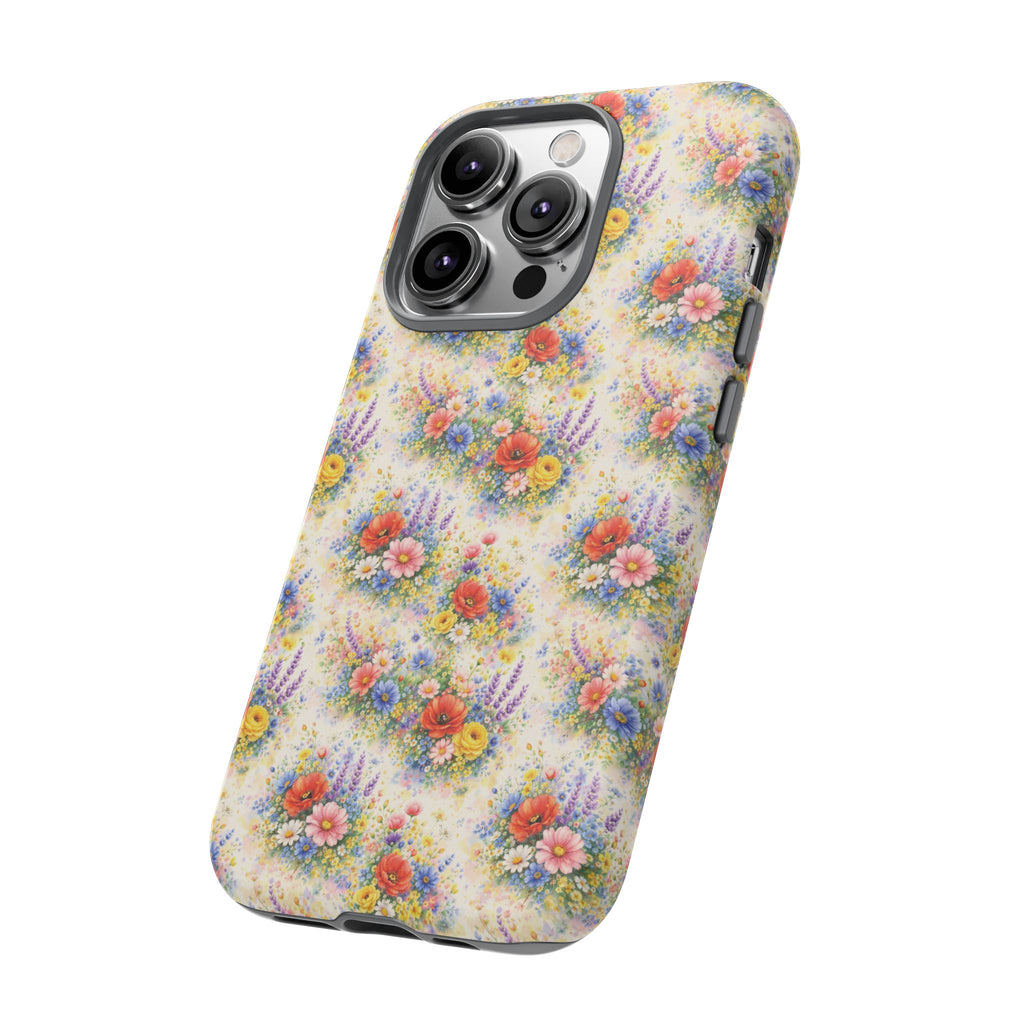 Watercolor Wildflowers Phone Case — Tough Cases