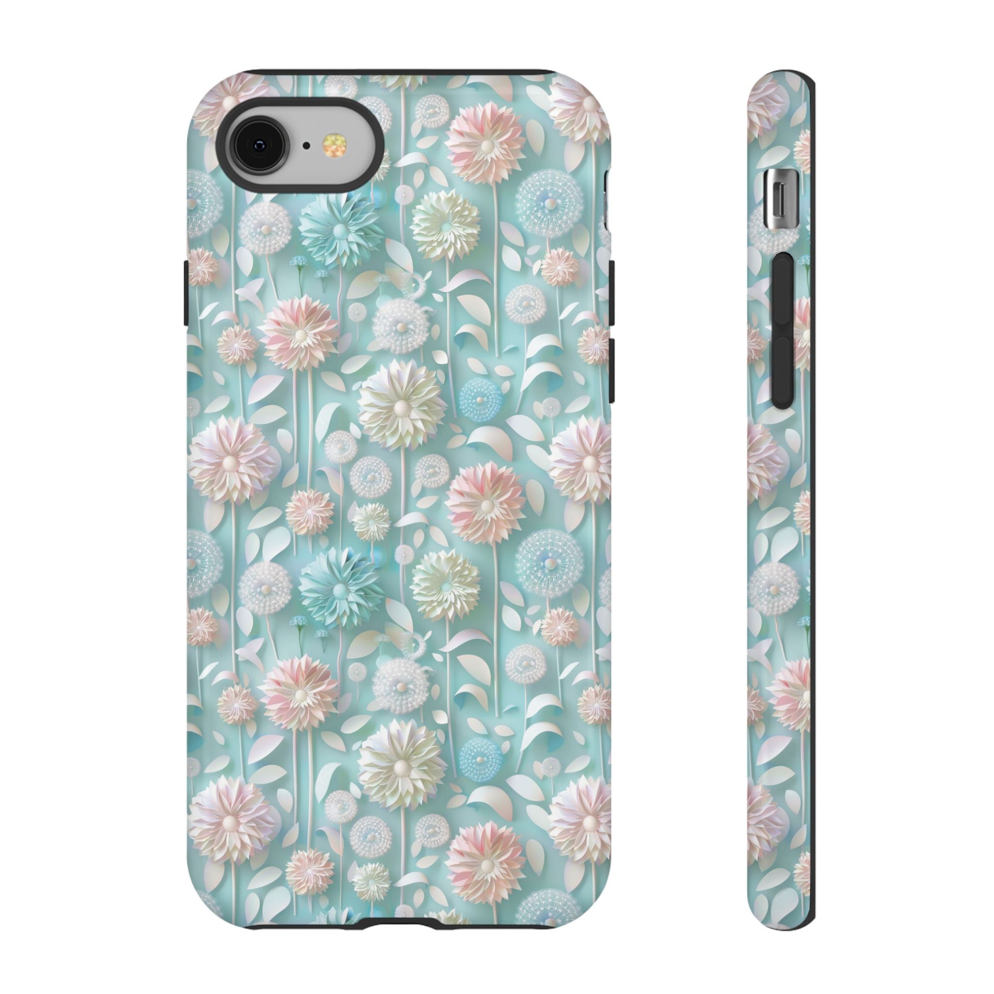 Pastel Floral Phone Case for iPhone & Samsung | Elegant and Slim Design with Shockproof Protection | Durable, Scratch-Resistant, and Lightweight | Stylish Accessory