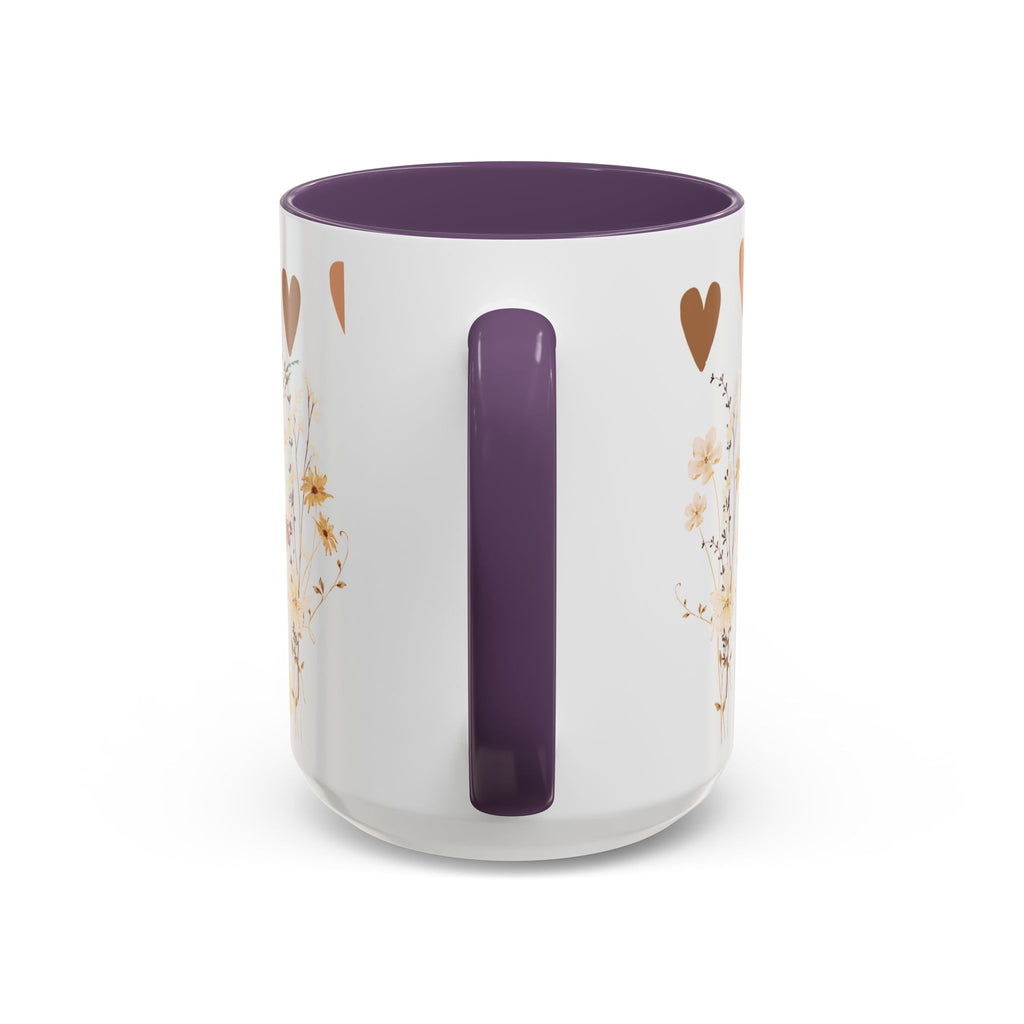 Wildflower Ceramic Mug Elegant Gift for Coffee or Tea Lovers Perfect for Mothers Day Birthdays and Adding Charm to Any Kitchen Gift