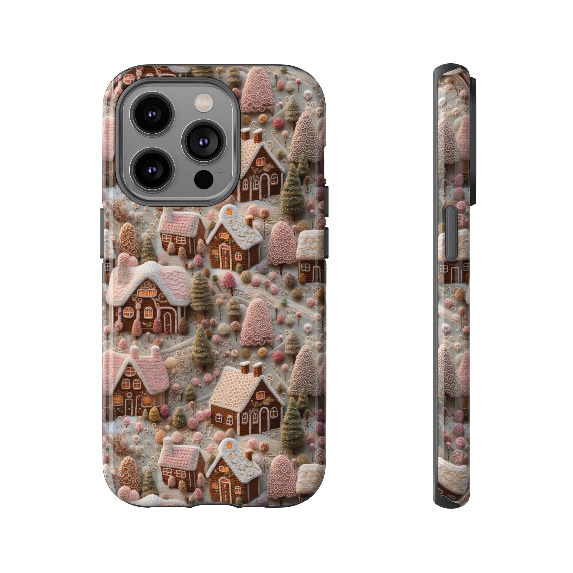 Gingerbread House 3D Phone Case Durable for iPhone Samsung Gift iPhone 15, 14, 13 Samsung Pixel Gift for Mom Accessory Gift for Her