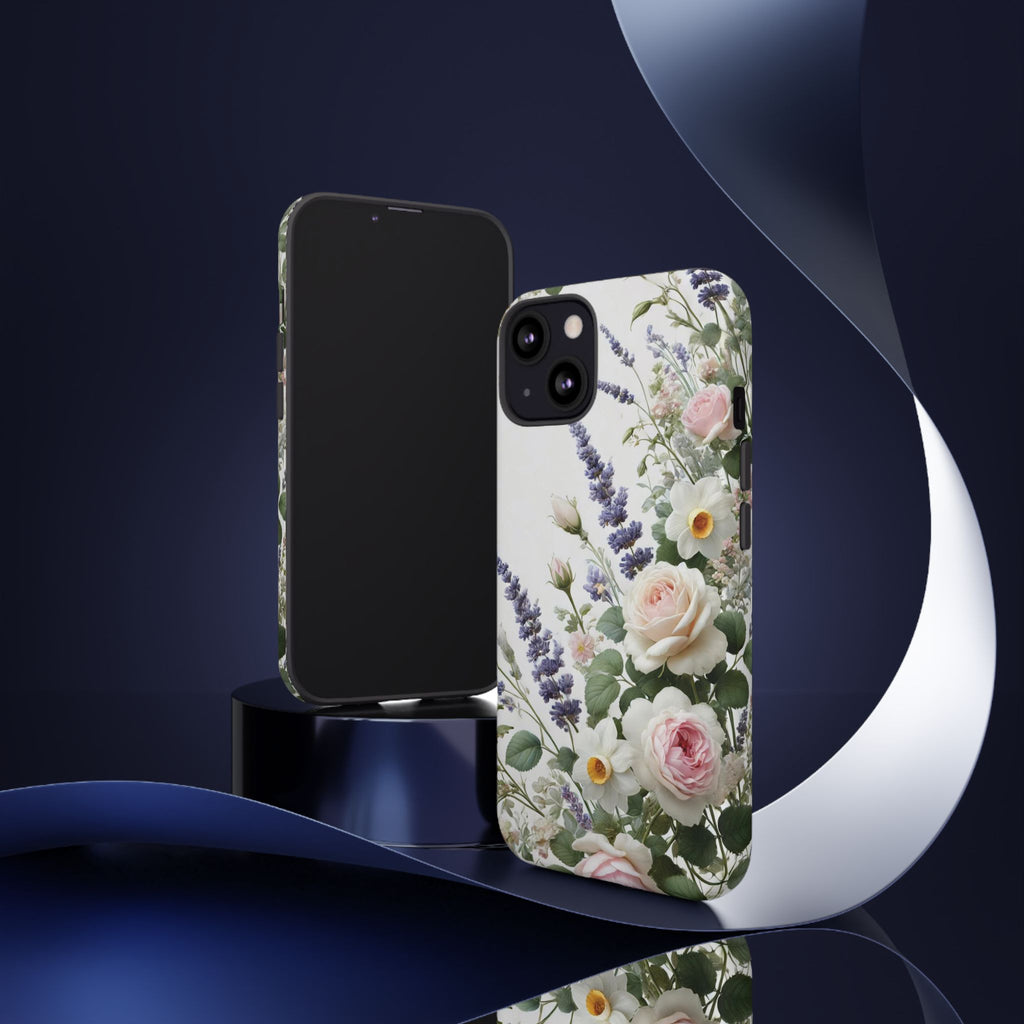 Boho Floral Fall Phone Case for iPhone 17,16  21 23 Samsung, and Pixel | Stylish Protective Cover Gift for Her Perfect for Floral Lover