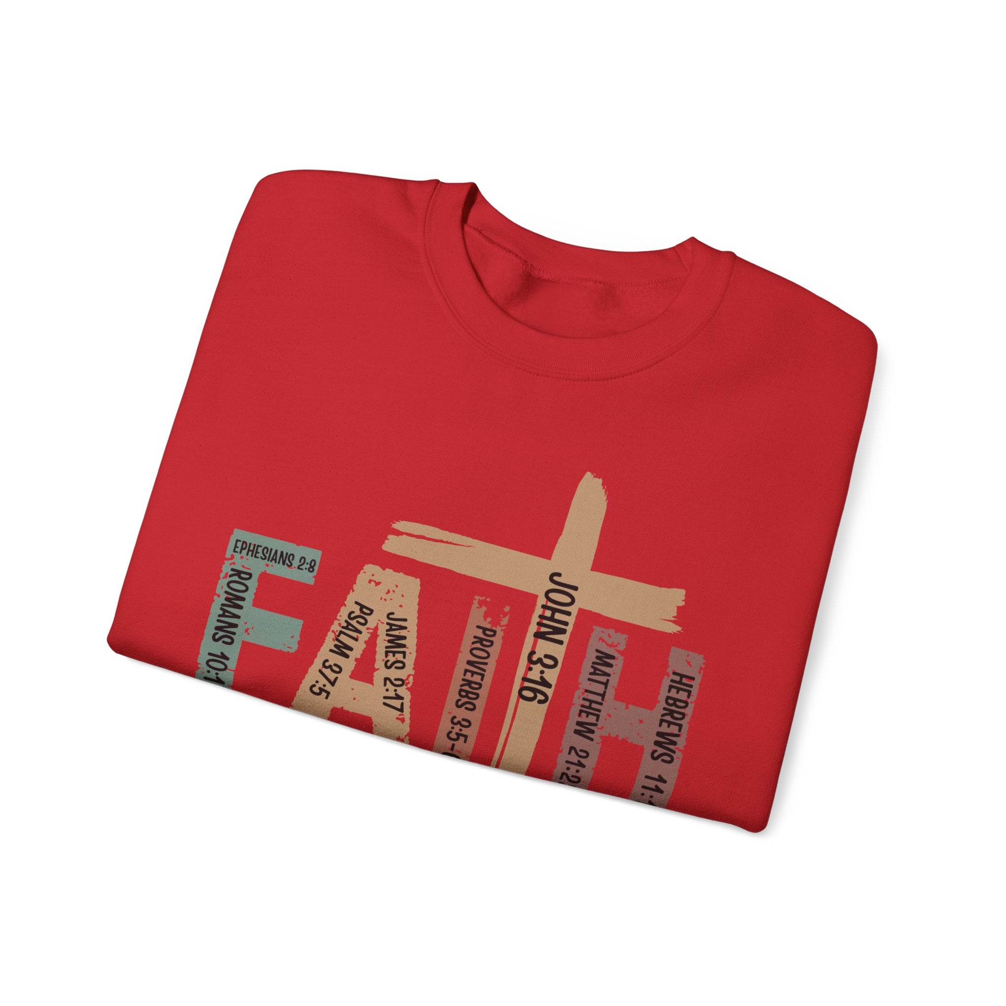 Sweat-shirt "Walk by Faith" Vêtements chrétiens confortables, idée cadeau parfaite Cadeau parfait pour les chrétiens
