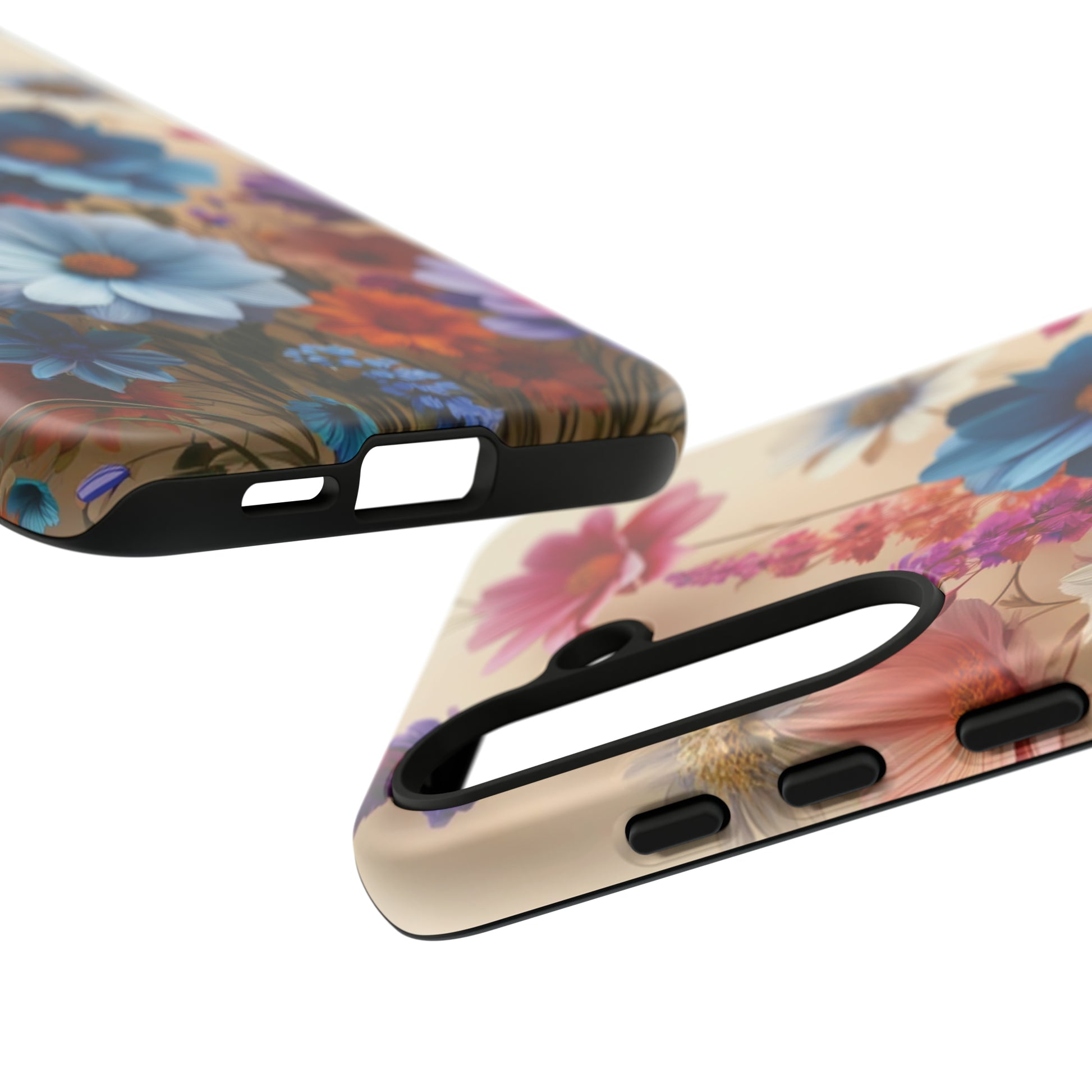 Best Phone Case Floral 3D Illusion Luxury Tough Case Floral Elegant Durable Stylish for Modern Devices iPhone 15, Samsung iPhone Samsung Accessory Gift for Her.