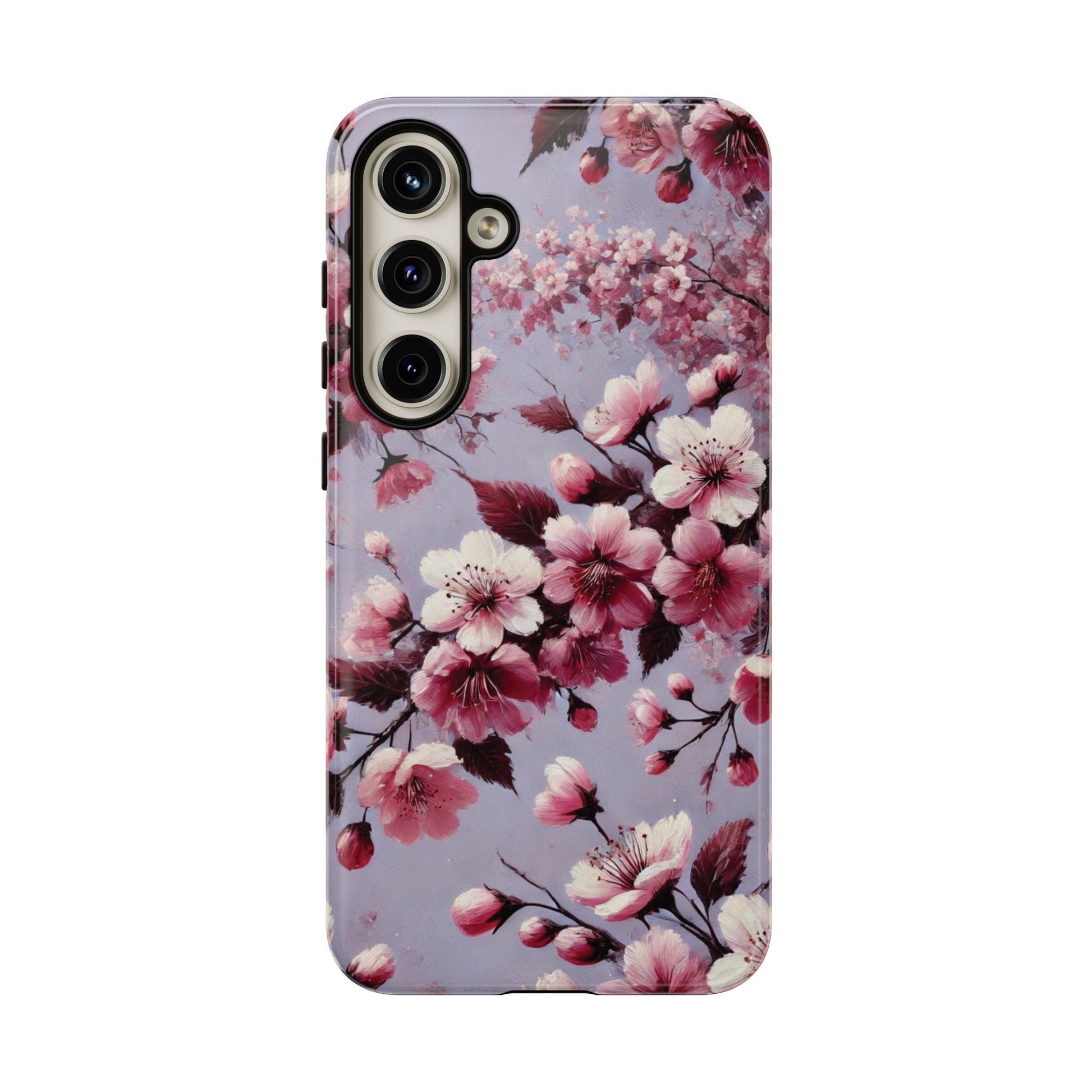 Lavender Floral Fall Phone Case for iPhone 16 pro15 14 13 12  21 23 Samsung, and Pixel | Stylish Protective Cover Gift for Her Perfect for Floral Lover