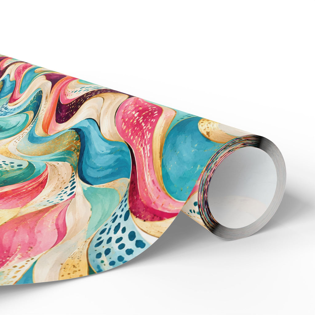 Colorful Abstract Wave Wrapping Paper