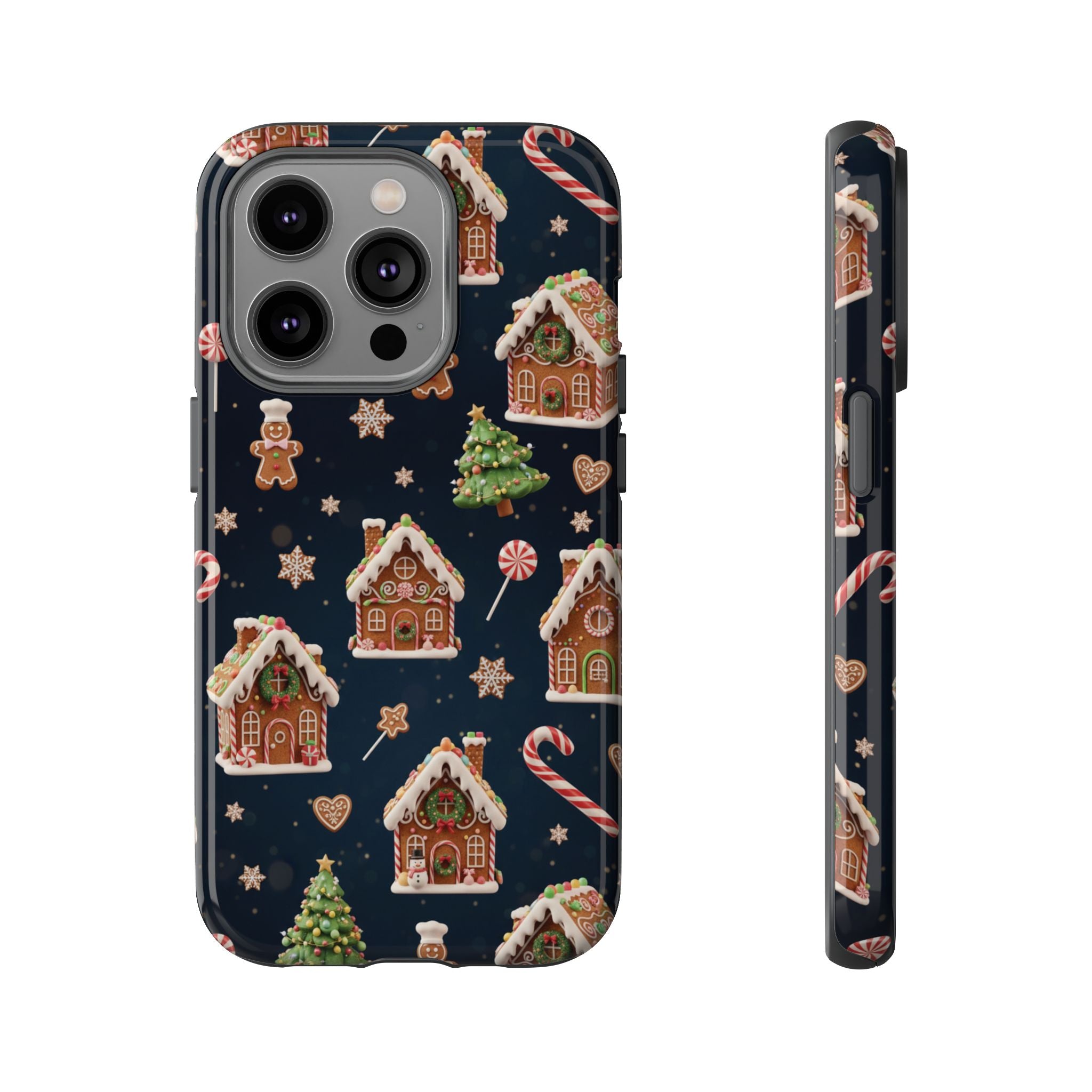 3D Gingerbread House Christmas Phone Case | Premium Holiday Gift Cover for iPhone 17, iPhone, and Samsung Galaxy Gift for Her or Him