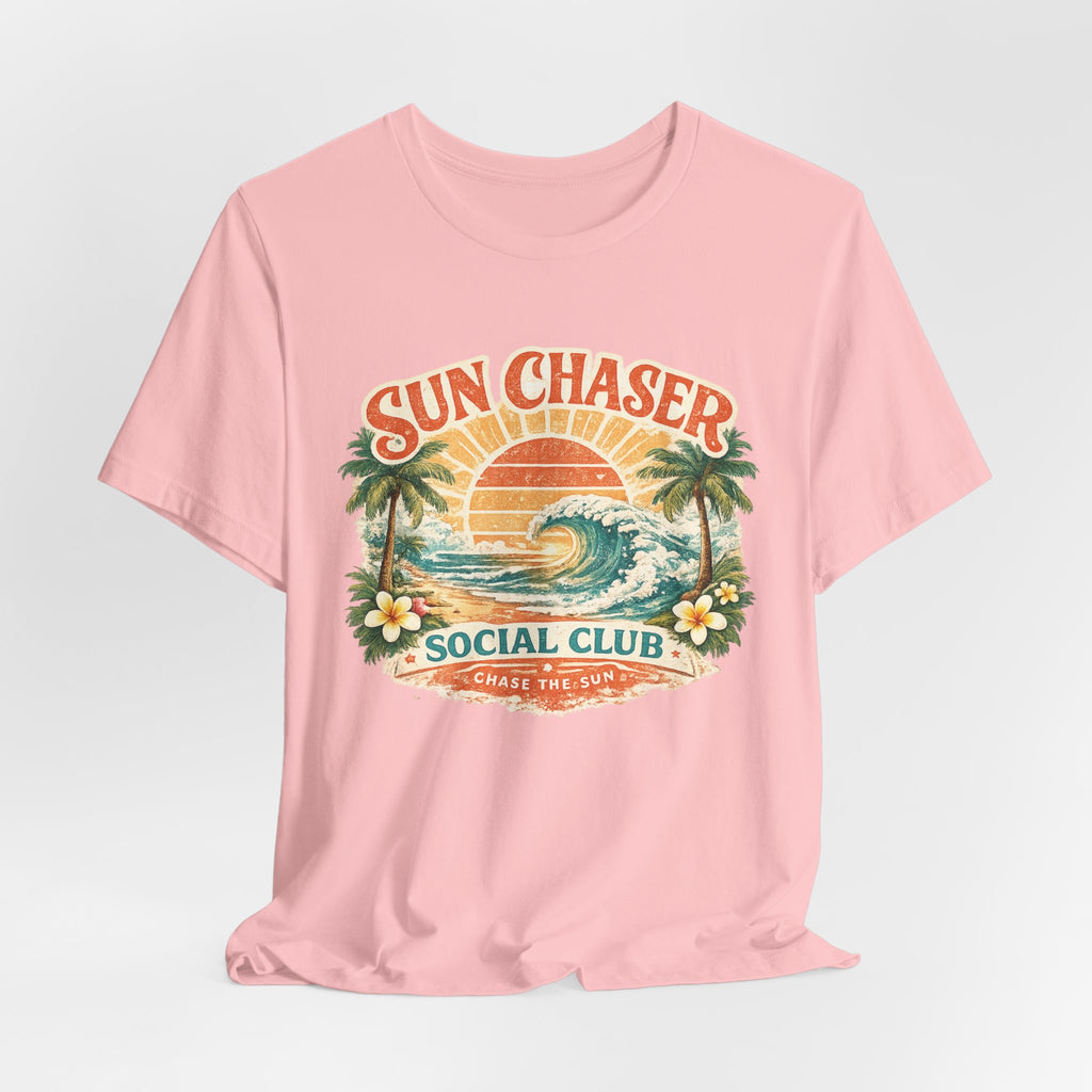 Sun Chaser T-Shirt — Retro Sunrise Graphic Tee Gift Fun