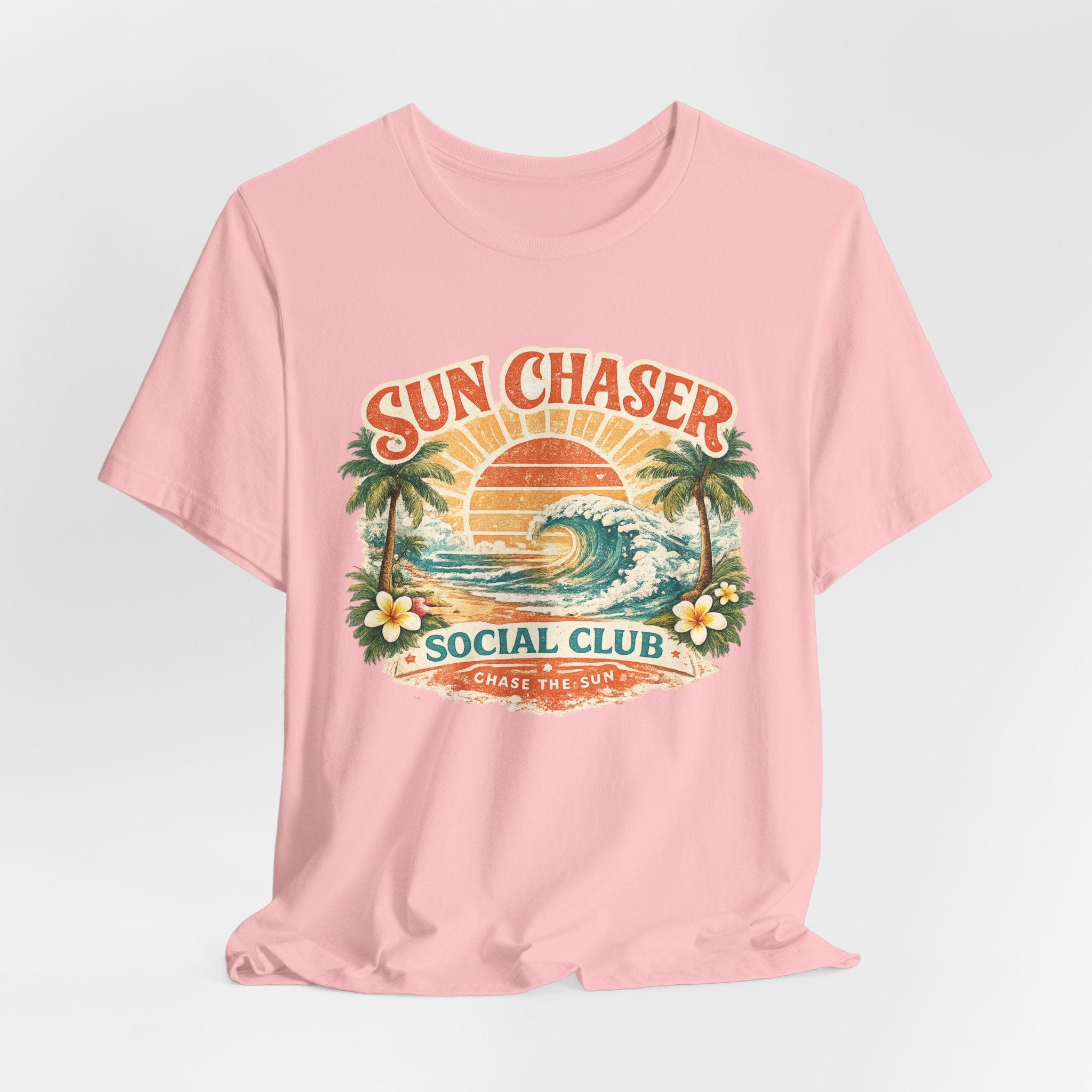 Sun Chaser T-Shirt — Retro Sunrise Graphic Tee Gift Fun