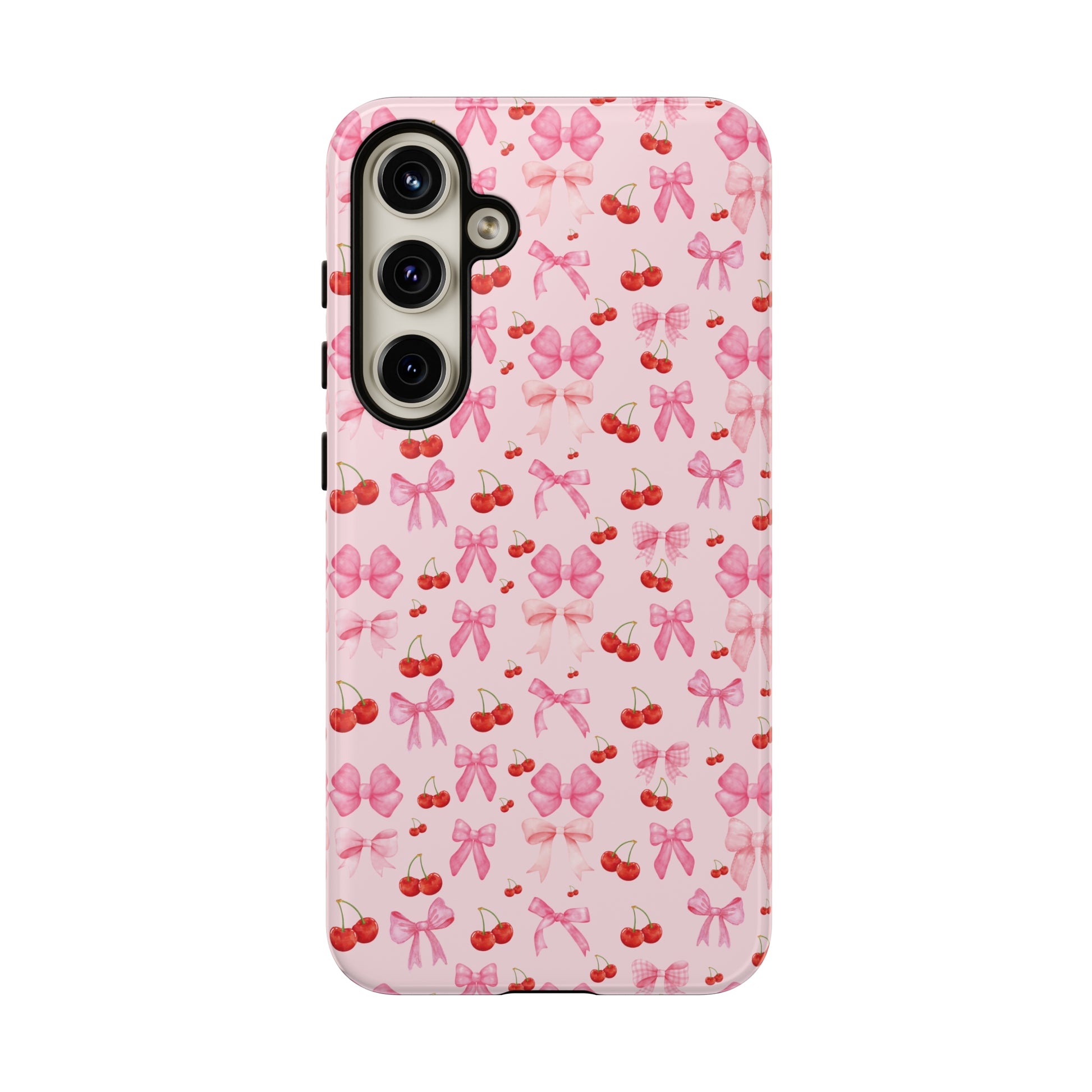 Coquette phone case Cherry Coquette Ribbon Bow iPhone Case Fruity, Girly Gift for Her Phone 15, Samsung iPhone Samsung Gift for Her Case iPhone 15, Samsung iPhone Samsung Accessory Gift for Her.